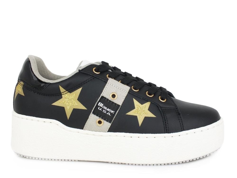 BLAUER Madeline Black 9FMADELINE01 - Sandrini Calzature e Abbigliamento