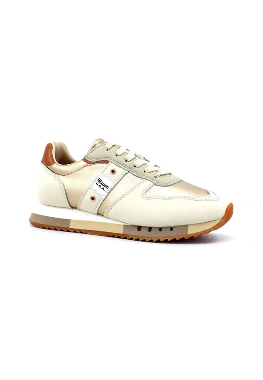 BLAUER Melrose 02 Sneaker Donna Oro Platino S3MELROSE02 - Sandrini Calzature e Abbigliamento