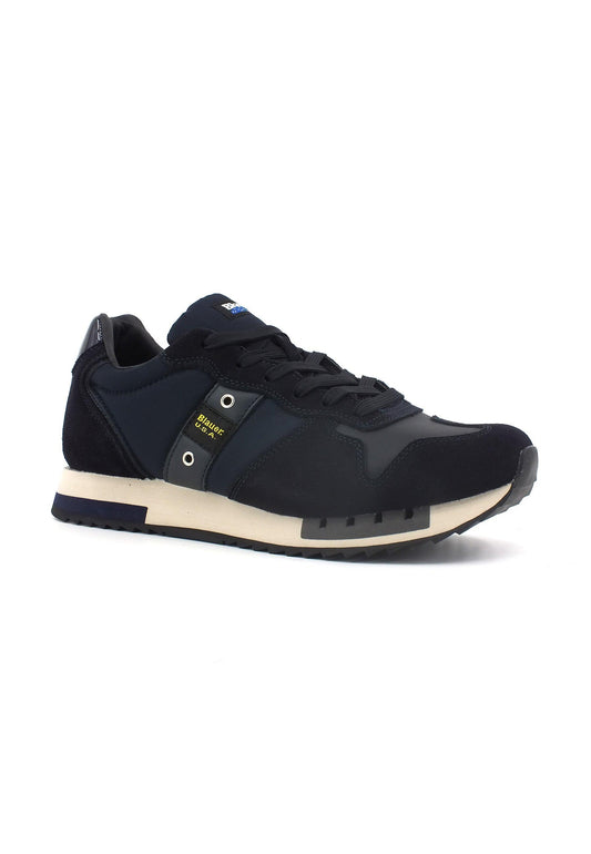 BLAUER Queens01 Sneaker Uomo Navy F3QUEENS01 - Sandrini Calzature e Abbigliamento