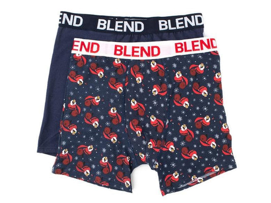 BLEND Boxer Natale 2 Pack Blu 20707337 - Sandrini Calzature e Abbigliamento