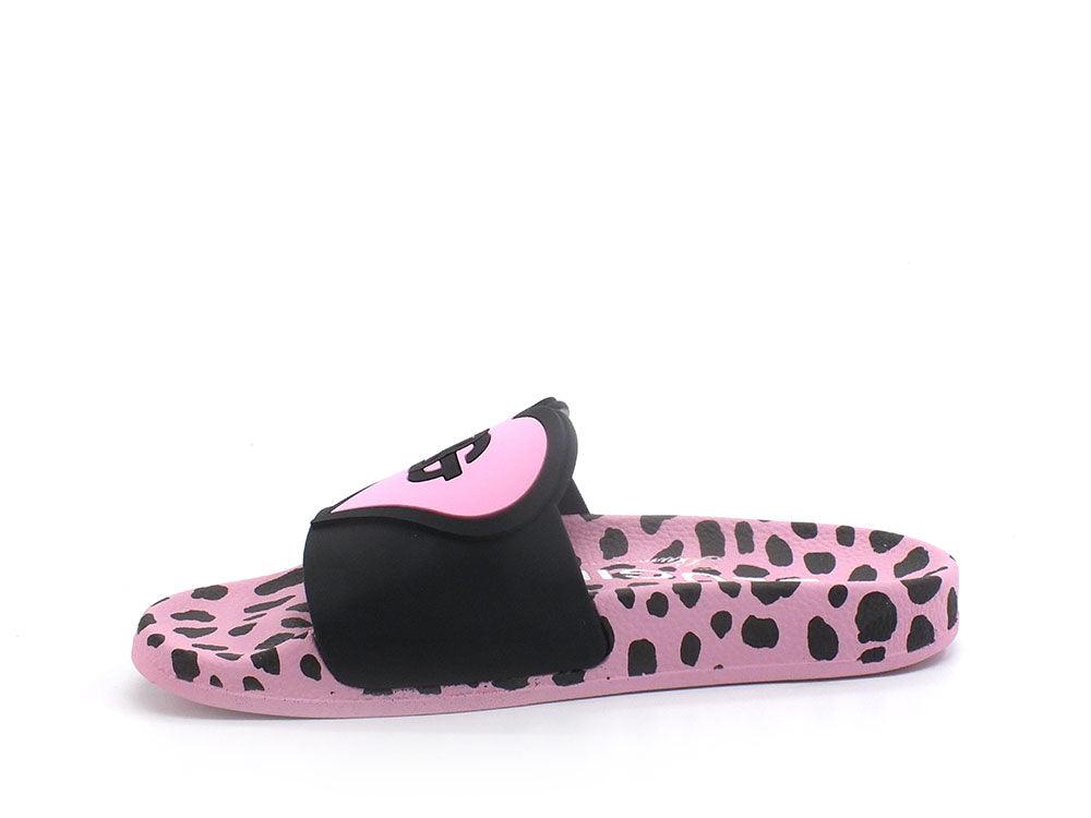 BLUGIRL Blumarine Chic 2 Ciabatta Slipper Printed Bon Bon Black Nero 6A2523EX139 - Sandrini Calzature e Abbigliamento