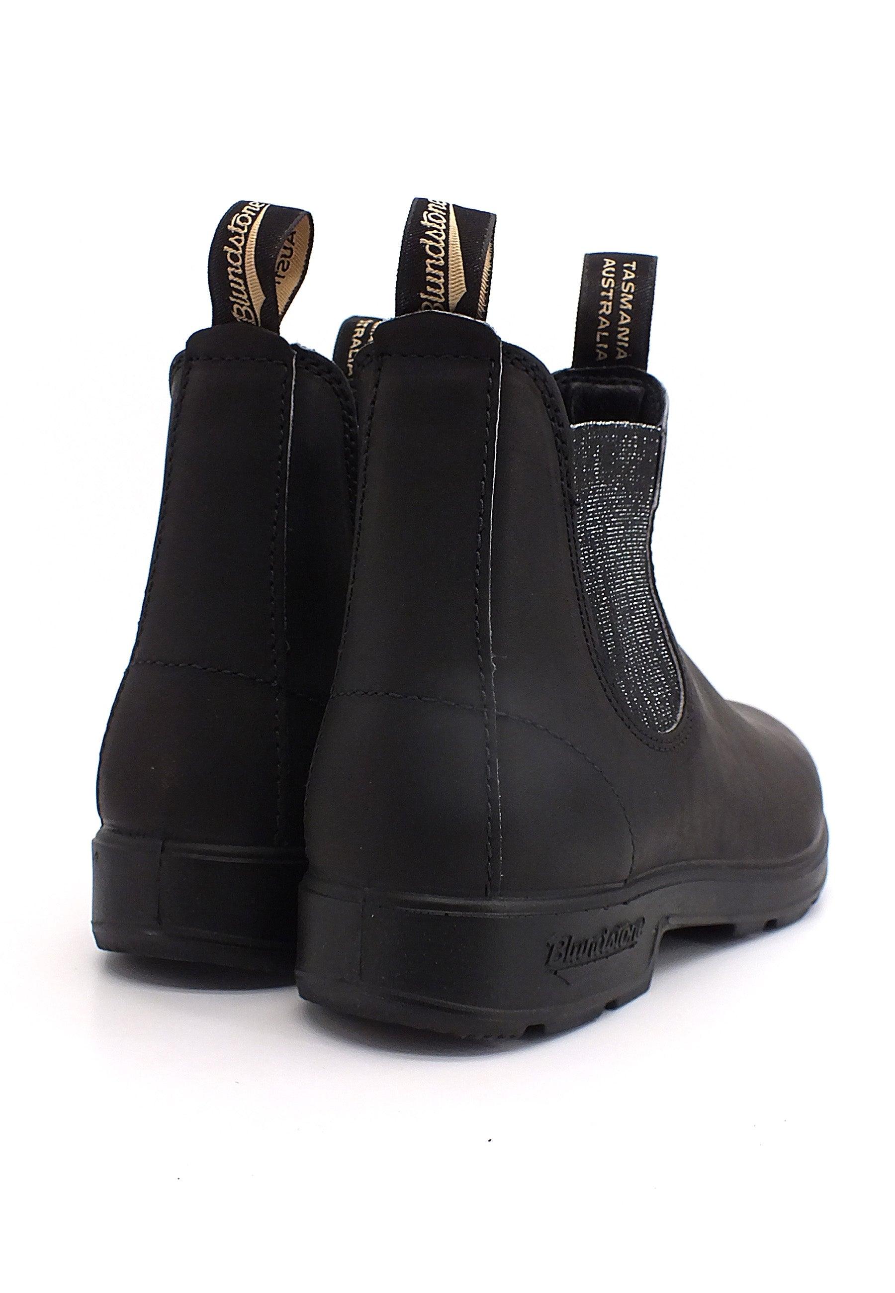 BLUNDSTONE Stivaletto Polacco Donna Black Silver Glitter 2032 - Sandrini Calzature e Abbigliamento