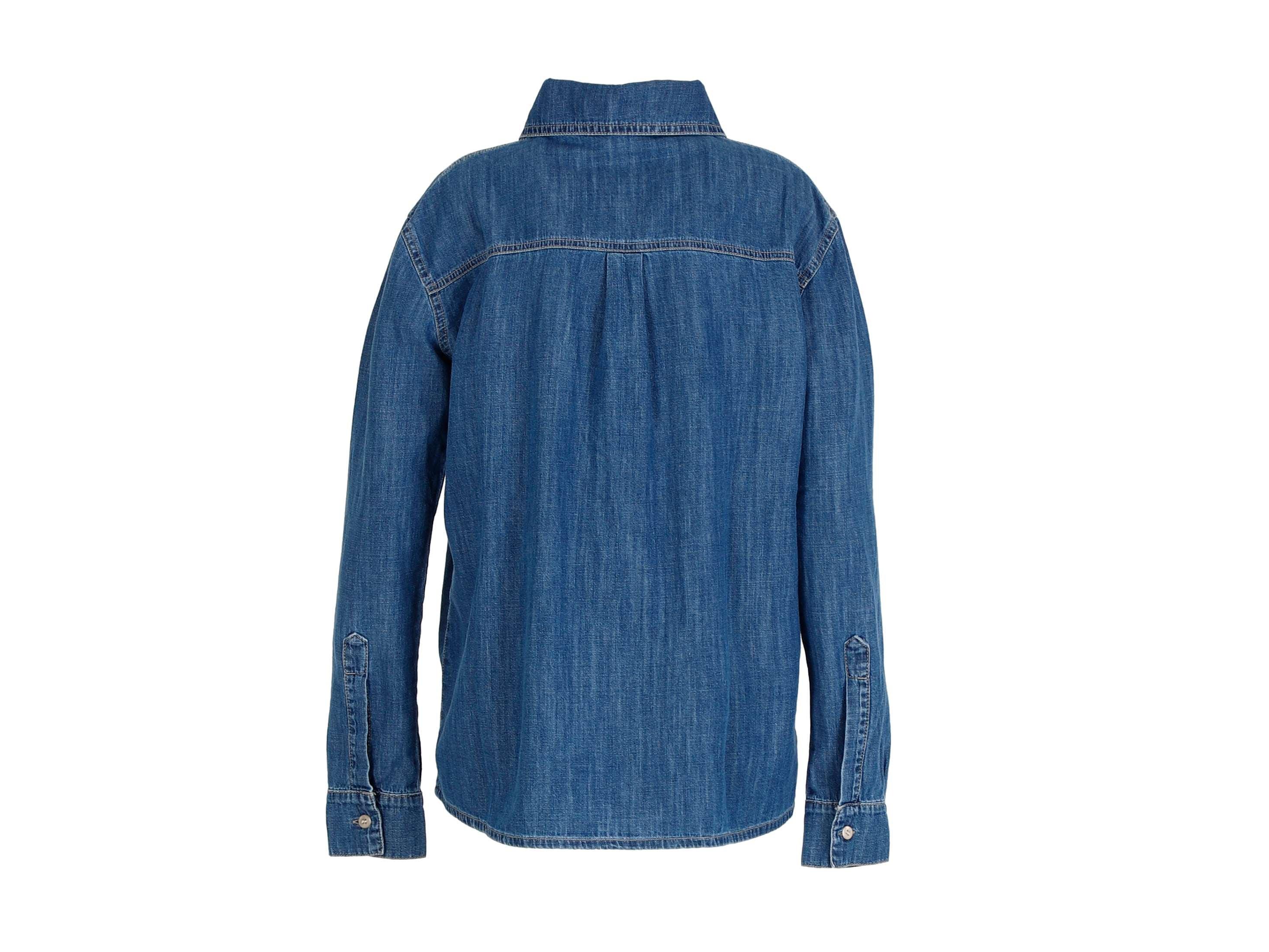 CAFENOIR Camicia Jeans Manica Lunga Blu Medio Chiaro JC0013 - Sandrini Calzature e Abbigliamento