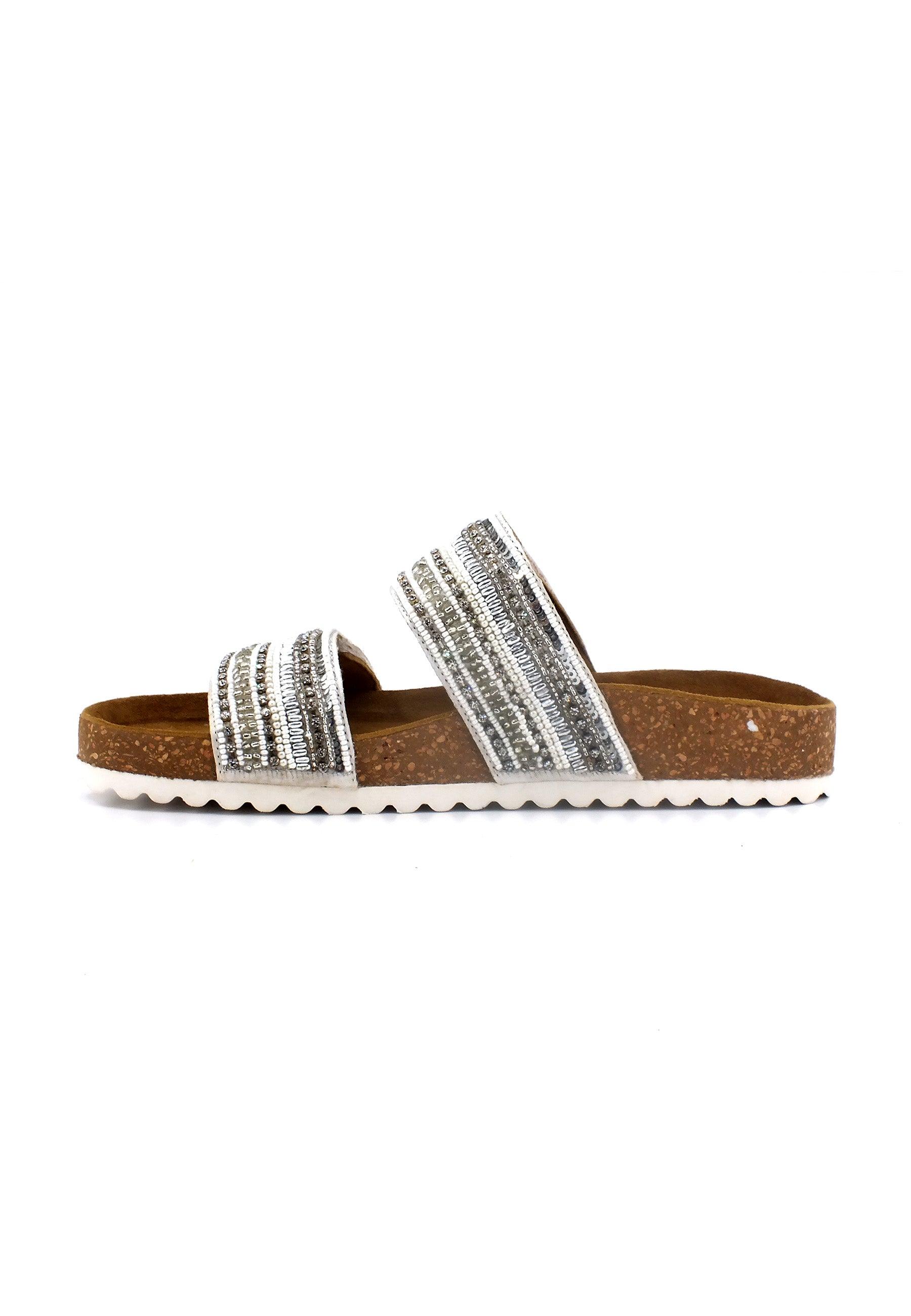 CAFENOIR Ciabatta Donna Multi Bianco GD9110 - Sandrini Calzature e Abbigliamento