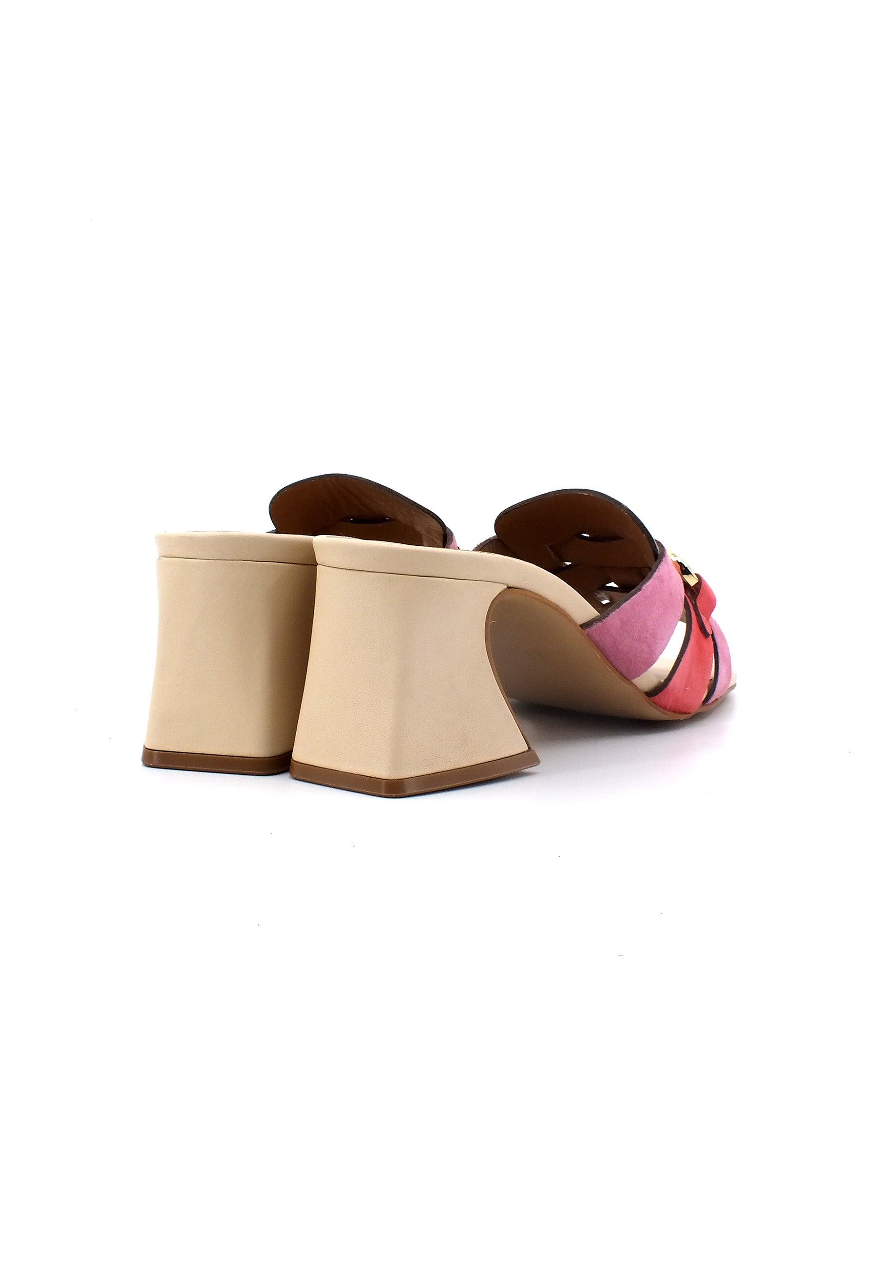 CAFENOIR Ciabatta Tacco Donna Multi Beige LC5005 - Sandrini Calzature e Abbigliamento