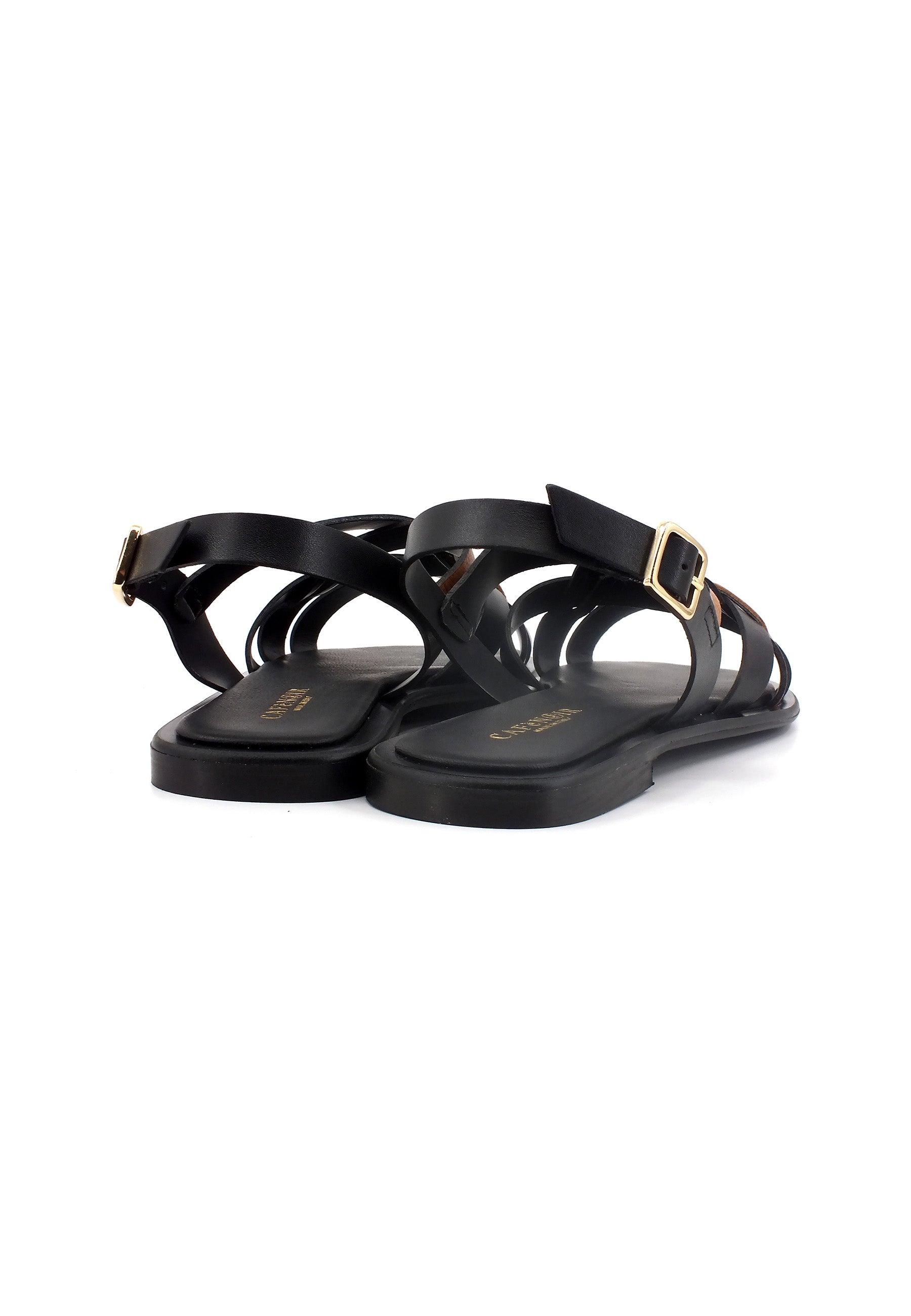 CAFENOIR Sandalo Donna Multi Nero GF1004 - Sandrini Calzature e Abbigliamento