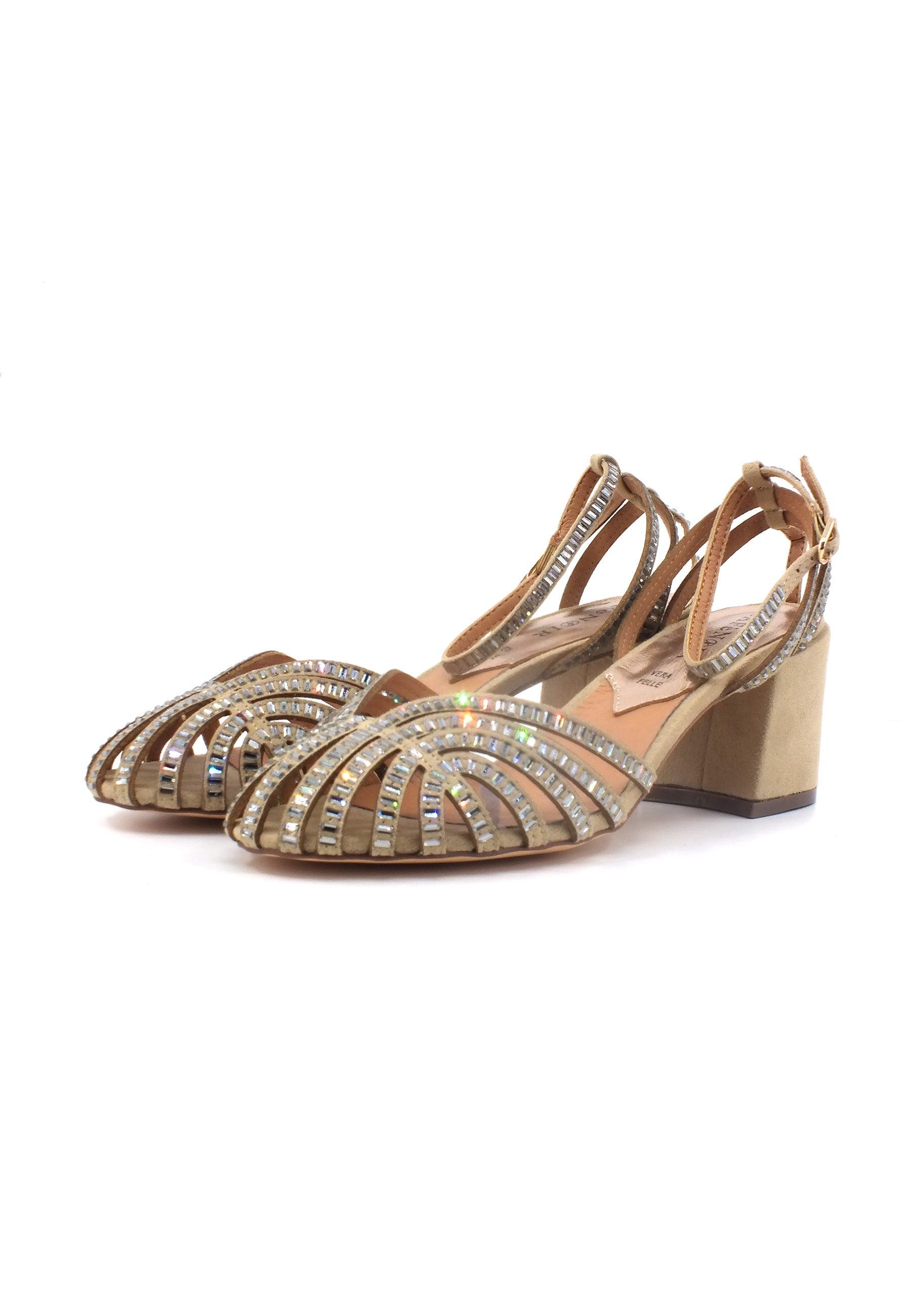CAFENOIR Sandalo Minorchina Donna Taupe LM9002 - Sandrini Calzature e Abbigliamento