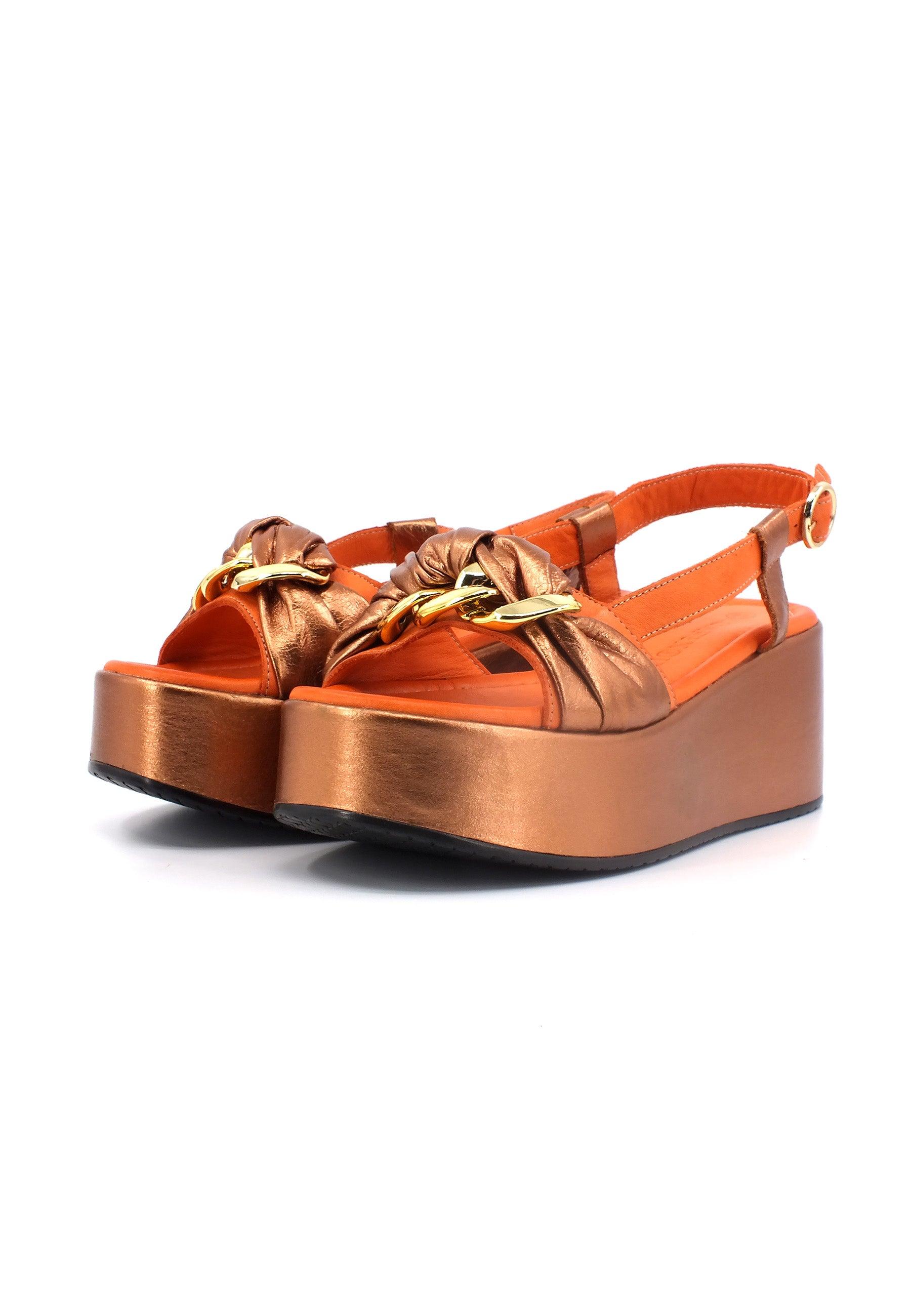 CAFENOIR Sandalo Zeppa Donna Multi Bronzo HN3004 - Sandrini Calzature e Abbigliamento