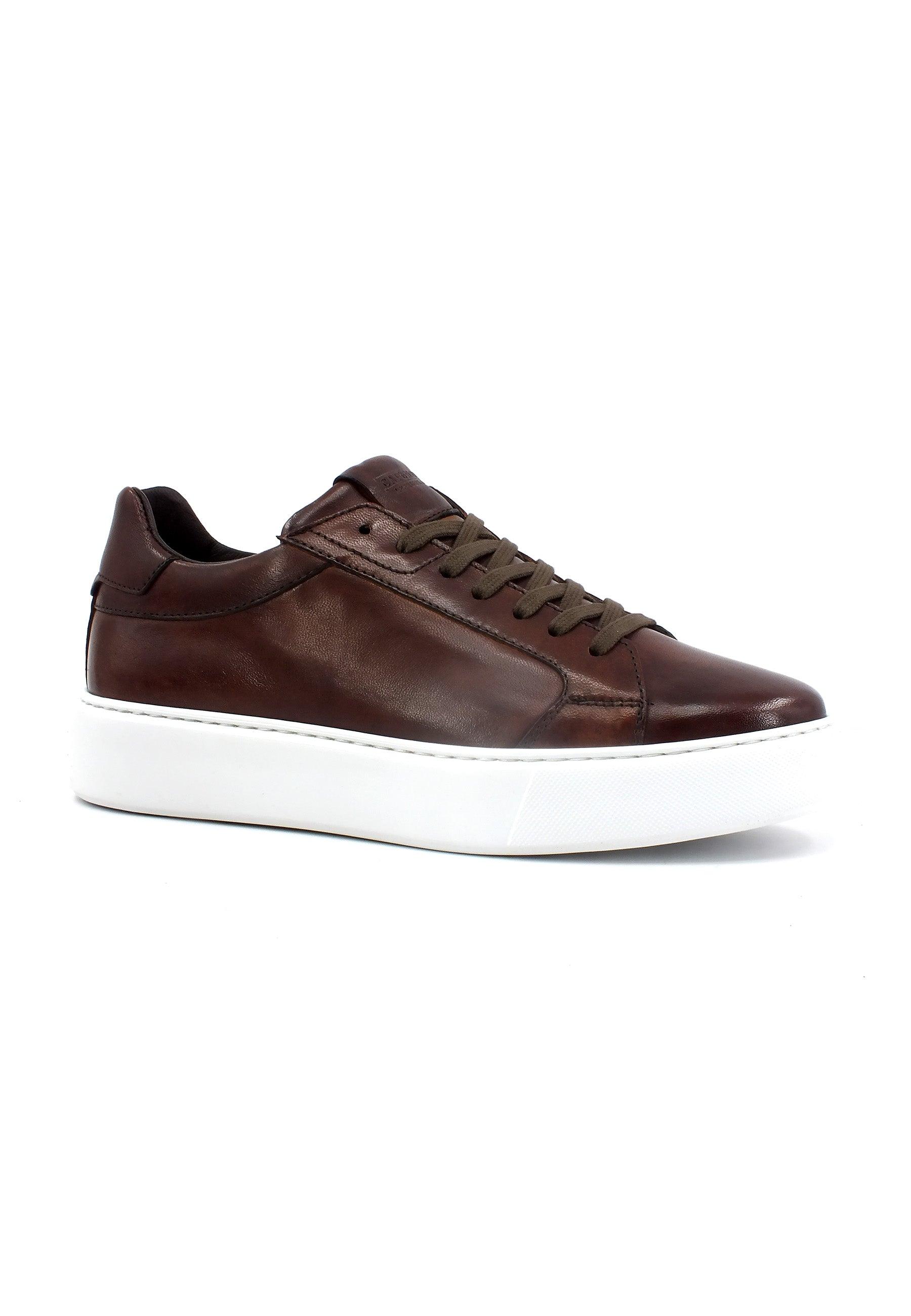 CAFENOIR Sneaker Pelle Uomo Cuoio PZ1000 - Sandrini Calzature e Abbigliamento