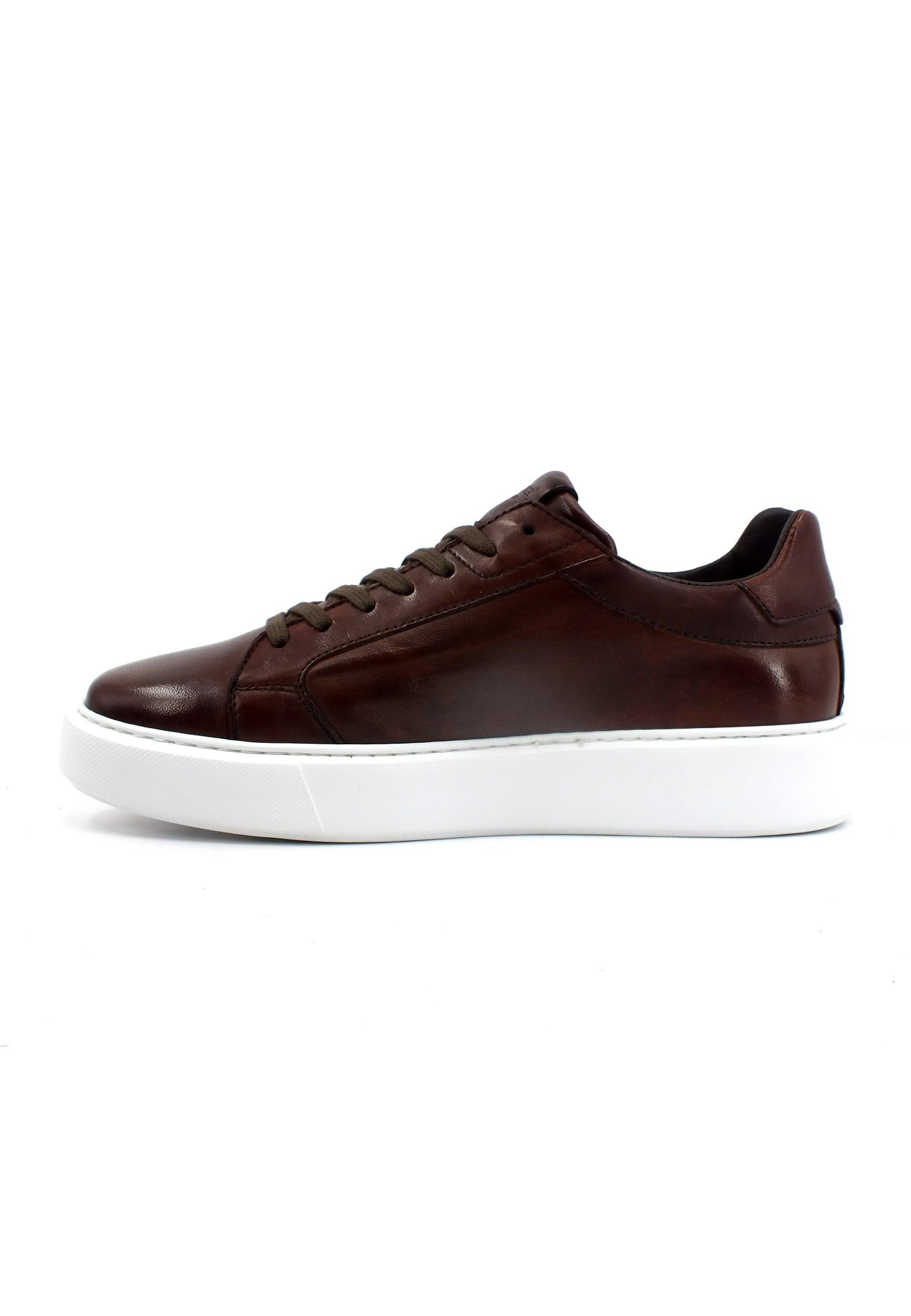 CAFENOIR Sneaker Pelle Uomo Cuoio PZ1000 - Sandrini Calzature e Abbigliamento