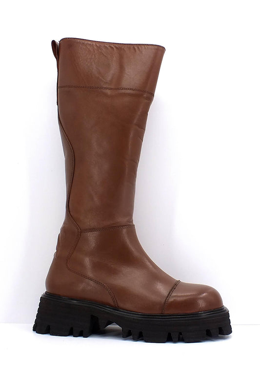 CAFENOIR Stivale Donna Marrone Cuoio FC1316 - Sandrini Calzature e Abbigliamento