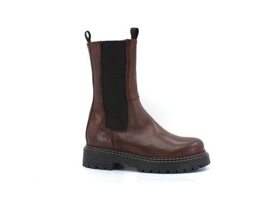 CAFENOIR Stivale Polacco Elastici Tabacco FM1260 - Sandrini Calzature e Abbigliamento