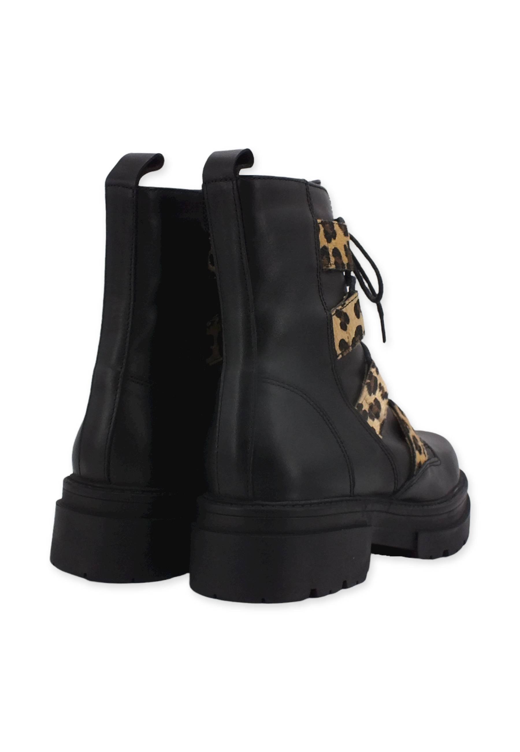 CAFENOIR Stivaletto Anfibio Donna Leo Nero EC1030 - Sandrini Calzature e Abbigliamento