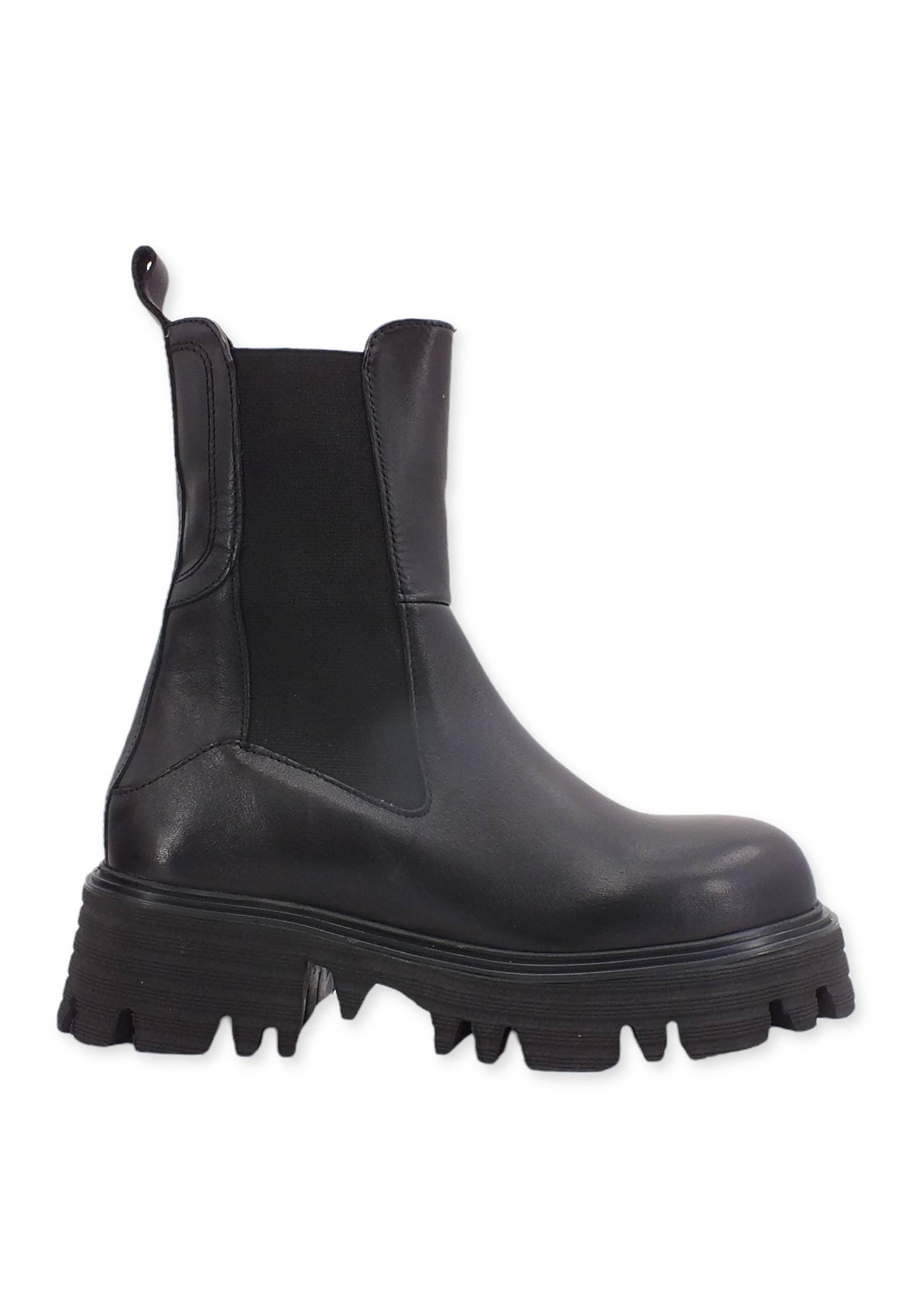 CAFENOIR Stivaletto Anfibio Donna Nero FC1311 - Sandrini Calzature e Abbigliamento