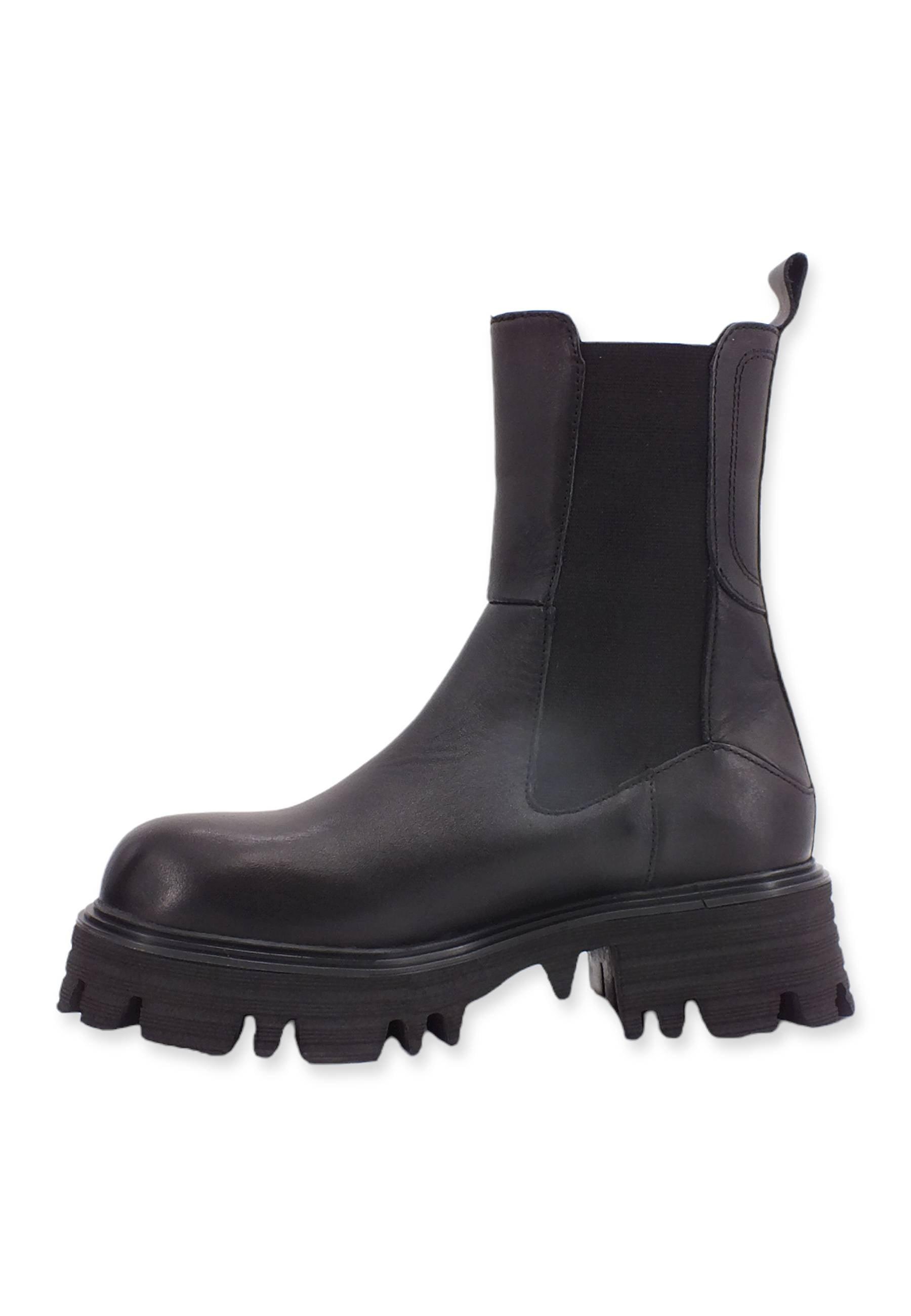 CAFENOIR Stivaletto Anfibio Donna Nero FC1311 - Sandrini Calzature e Abbigliamento
