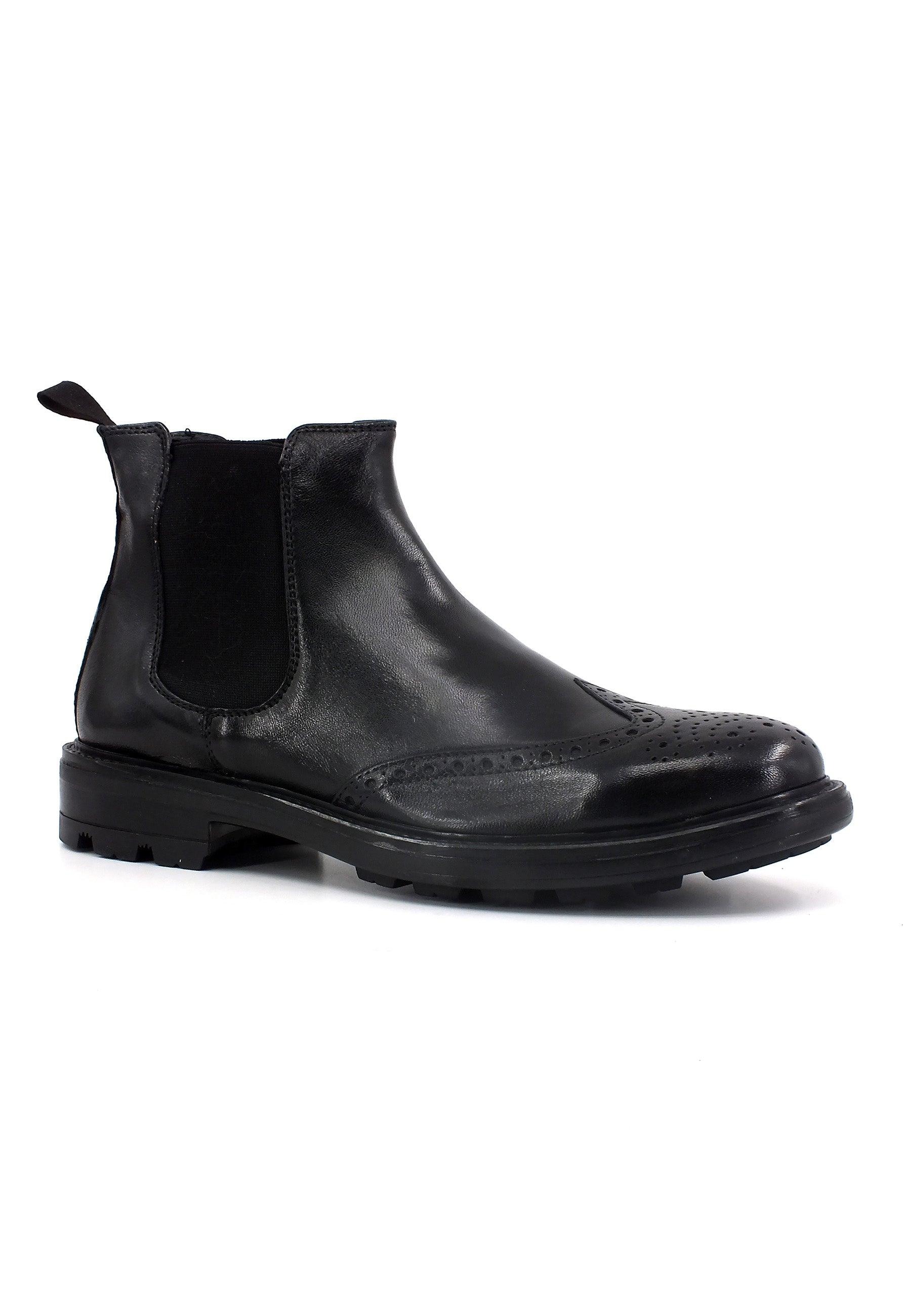 CAFENOIR Stivaletto Polacco Uomo Nero RF2001 - Sandrini Calzature e Abbigliamento