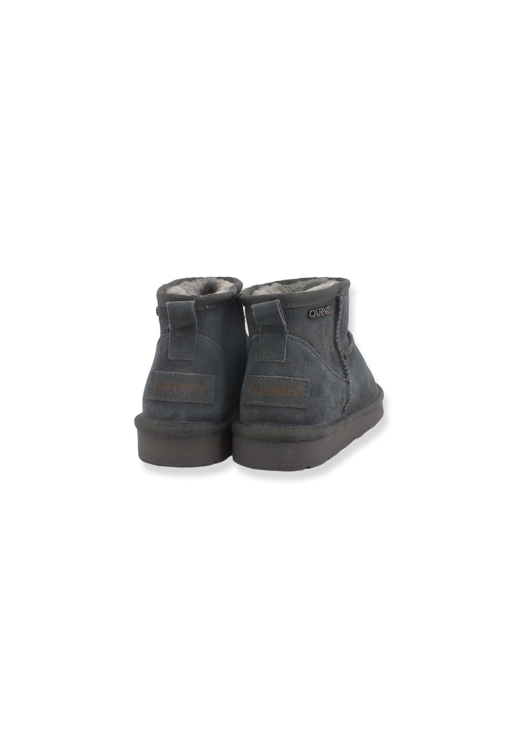 CAFENOIR Stivaletto Suede Con Pelo Donna Grigio DR6030 - Sandrini Calzature e Abbigliamento