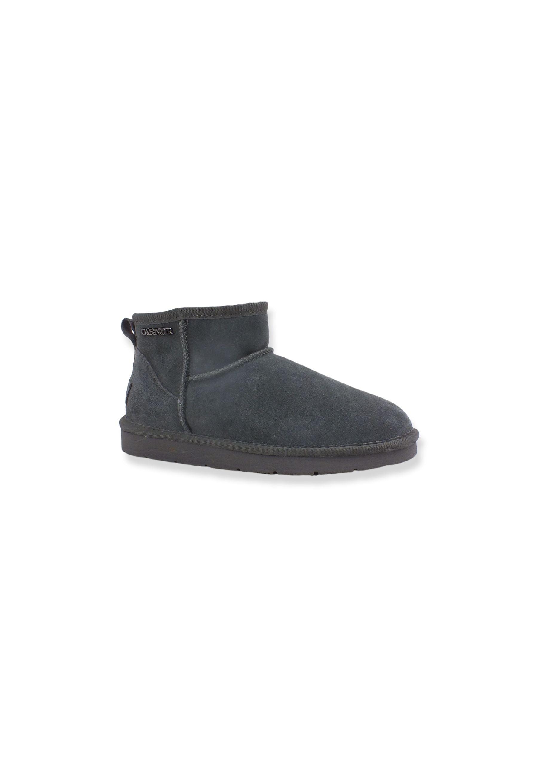 CAFENOIR Stivaletto Suede Con Pelo Donna Grigio DR6030 - Sandrini Calzature e Abbigliamento