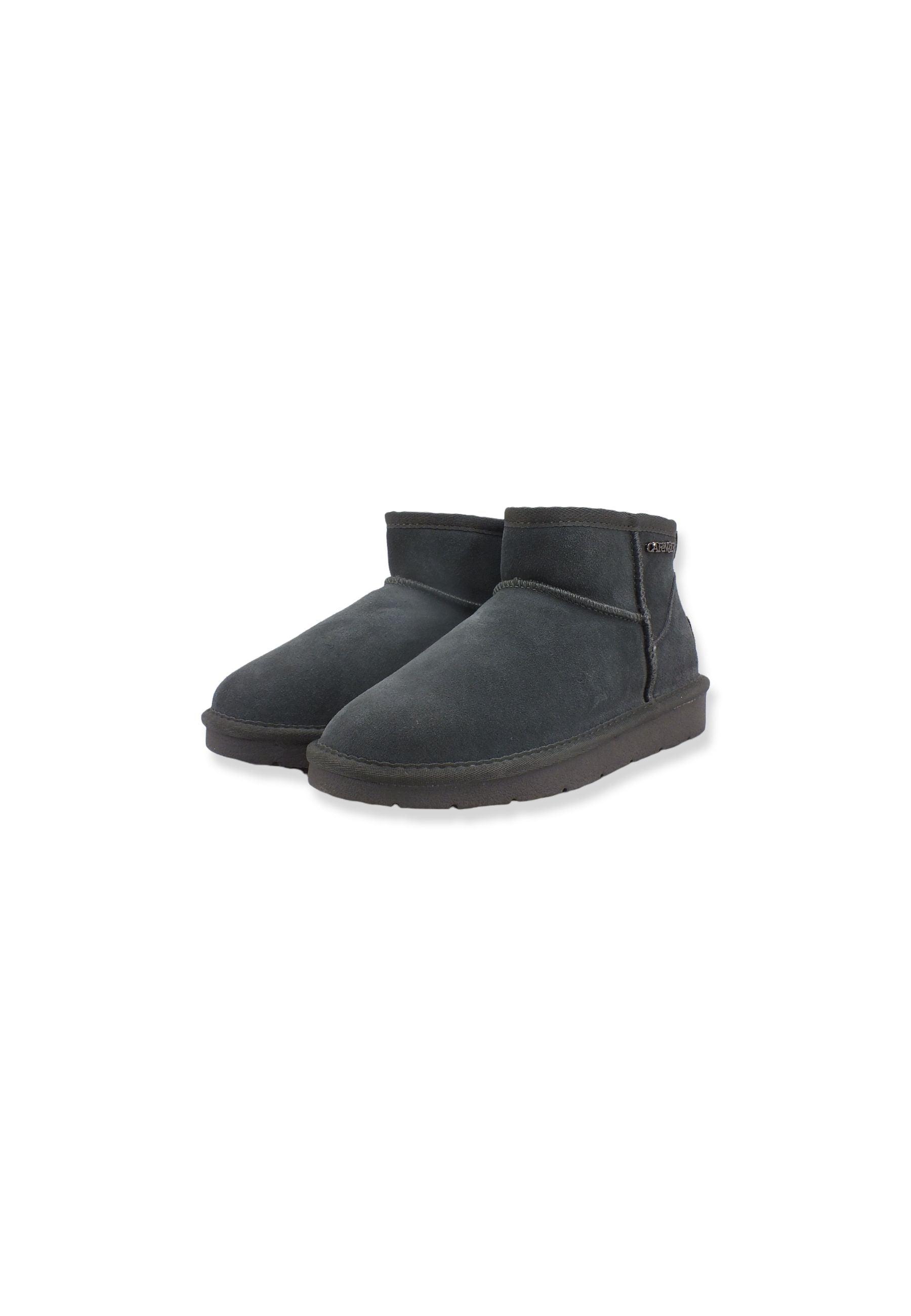 CAFENOIR Stivaletto Suede Con Pelo Donna Grigio DR6030 - Sandrini Calzature e Abbigliamento