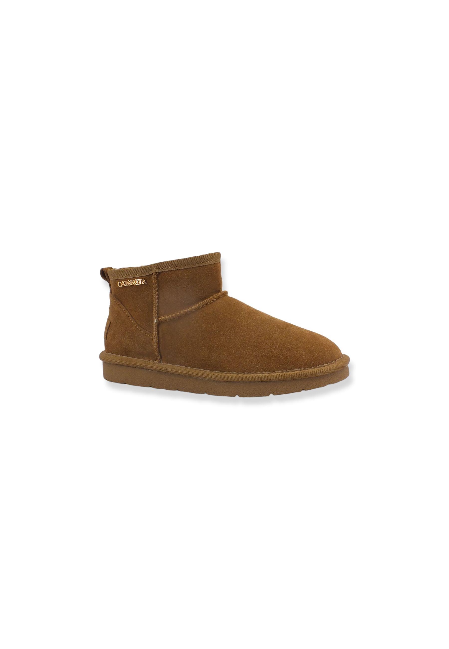 CAFENOIR Stivaletto Suede Con Pelo Donna Marrone Camel DR6030 - Sandrini Calzature e Abbigliamento