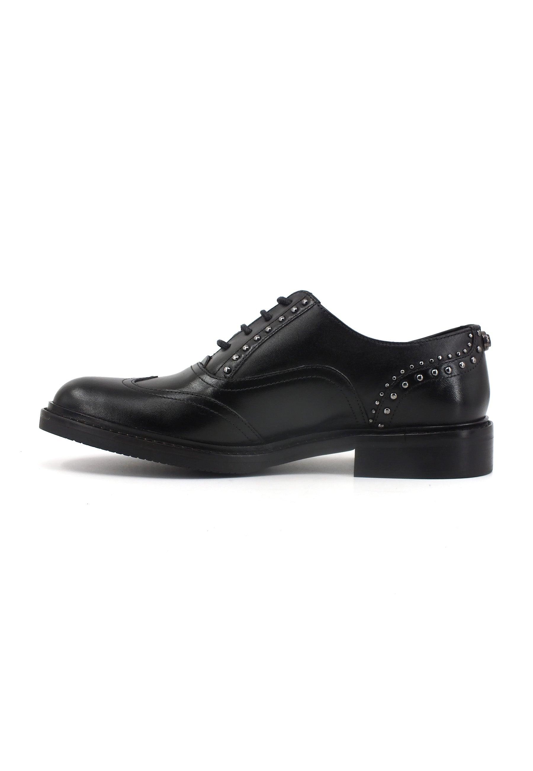 CAFENOIR Stringata Francesina Donna Nero EB1002 - Sandrini Calzature e Abbigliamento