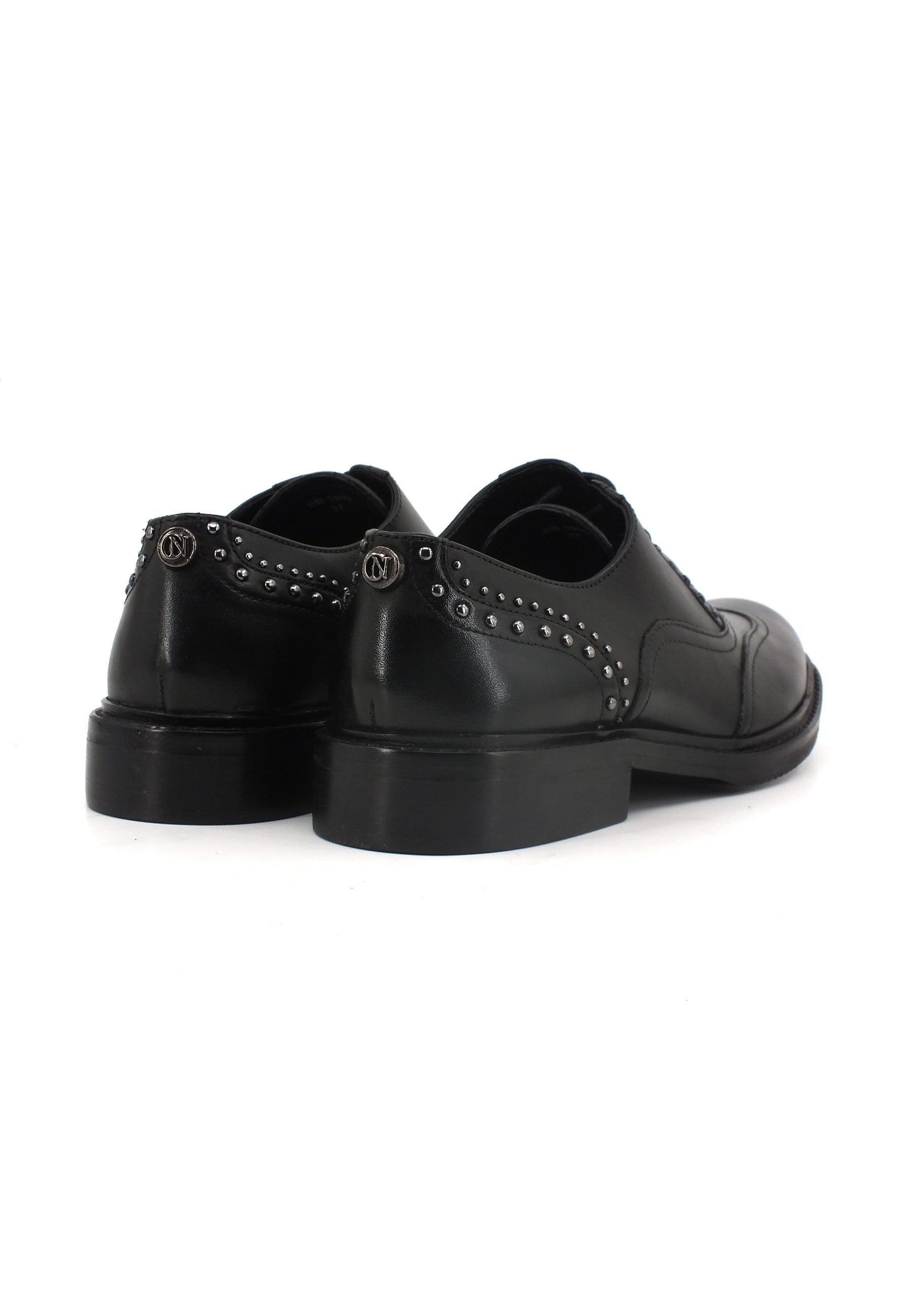 CAFENOIR Stringata Francesina Donna Nero EB1002 - Sandrini Calzature e Abbigliamento