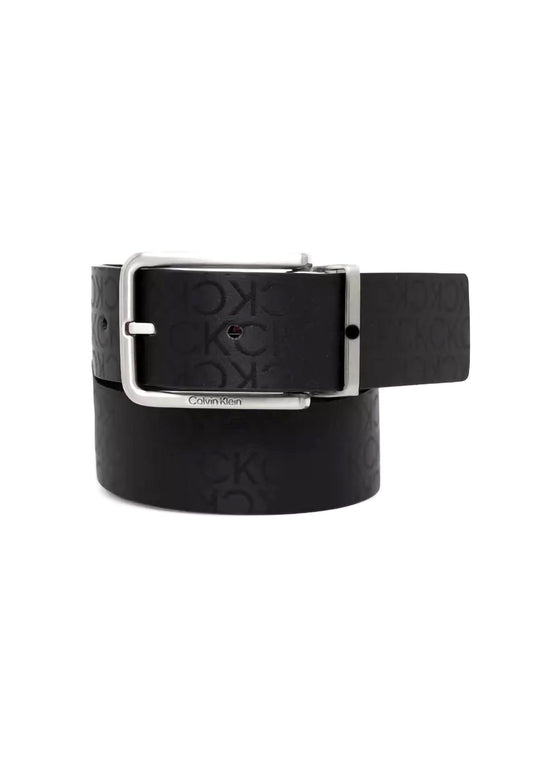 CALVIN KLEIN Cintura Reversibile Monogram Uomo Black K50K509967 - Sandrini Calzature e Abbigliamento