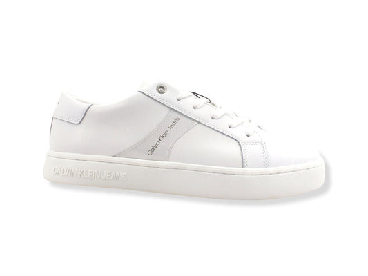CALVIN KLEIN Classic Cupsole 2 Sneaker Logo Bright White YM0YM00319 - Sandrini Calzature e Abbigliamento