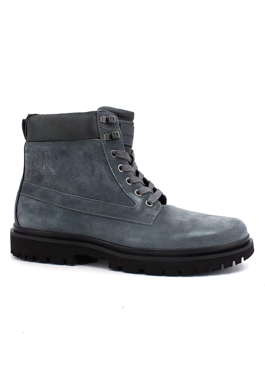 CALVIN KLEIN Hike Boot Stivaletto Uomo Industrial Grey YM0YM00270 - Sandrini Calzature e Abbigliamento