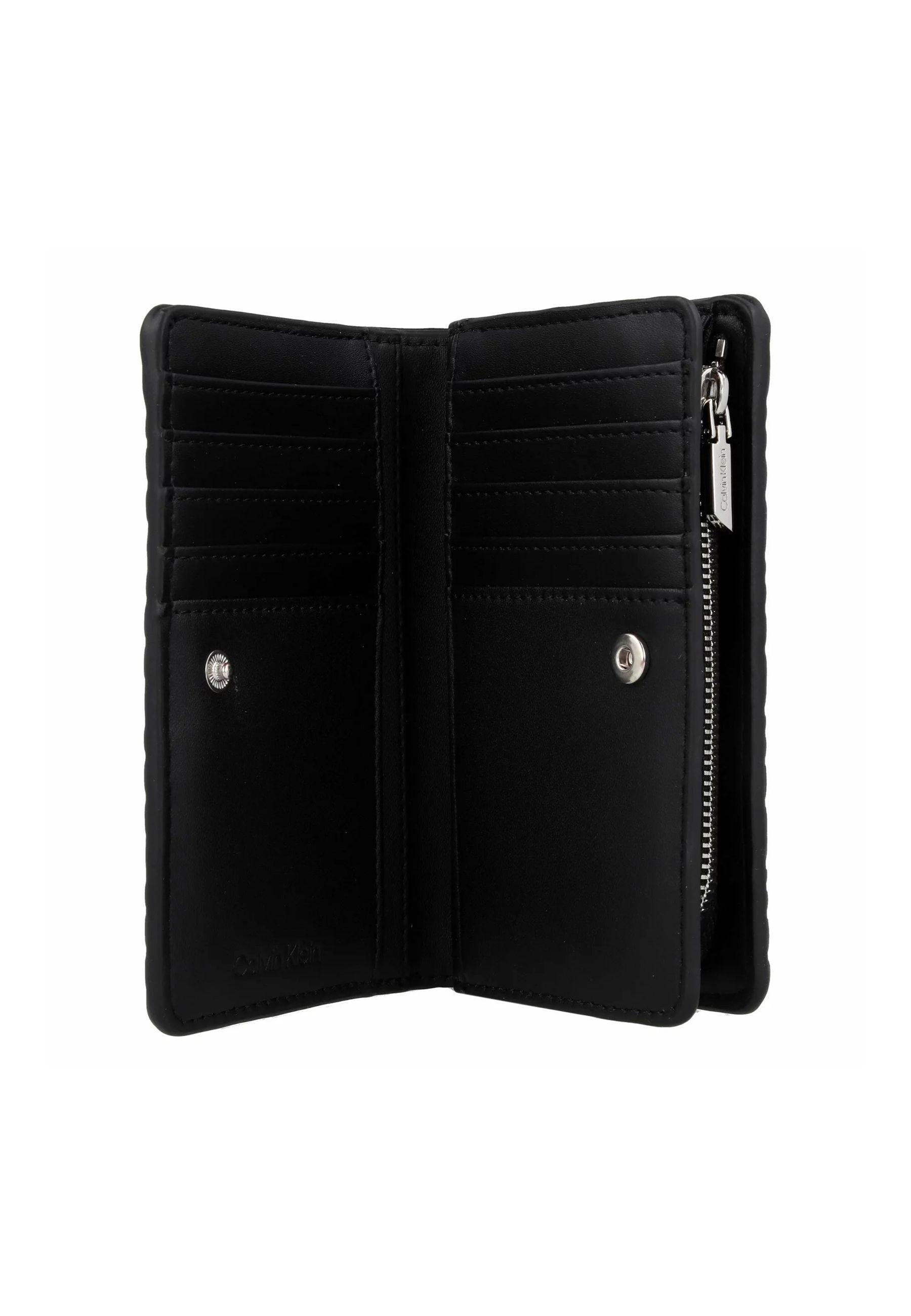 CALVIN KLEIN Portafoglio Re-Lock Monogram Donna Black K60K610240 - Sandrini Calzature e Abbigliamento