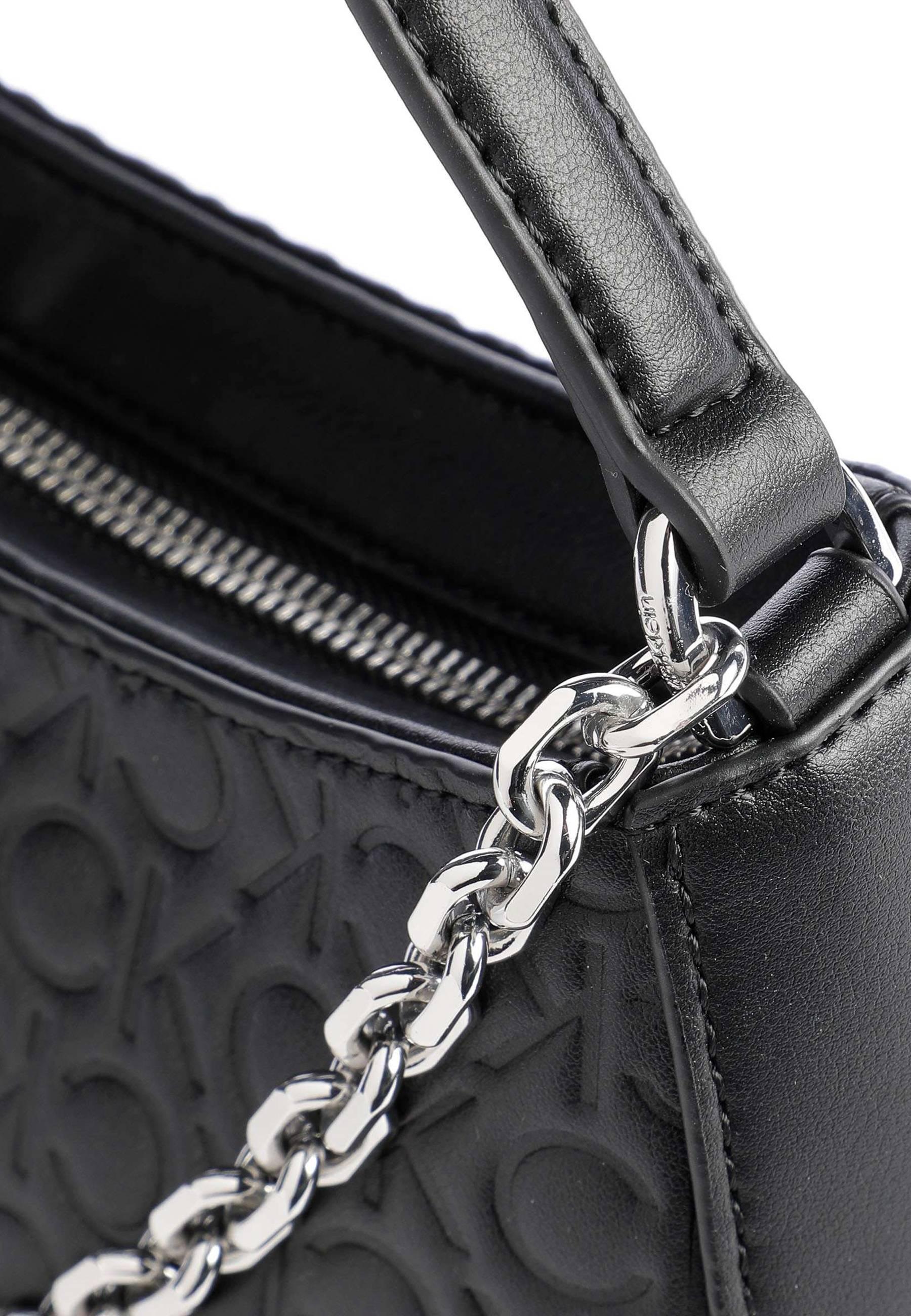 CALVIN KLEIN Re-Lock Borsa Shoulder Monogram Black K60K610204 - Sandrini Calzature e Abbigliamento