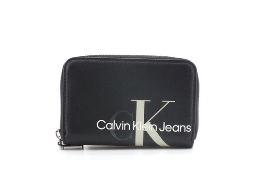 CALVIN KLEIN Sculpted Mono Med Zip Portafoglio Black K60K608960 - Sandrini Calzature e Abbigliamento