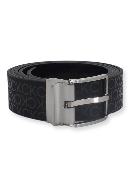 CALVIN KLEIN Slim Loop Cintura Uomo Black Smooth K50K509657 - Sandrini Calzature e Abbigliamento