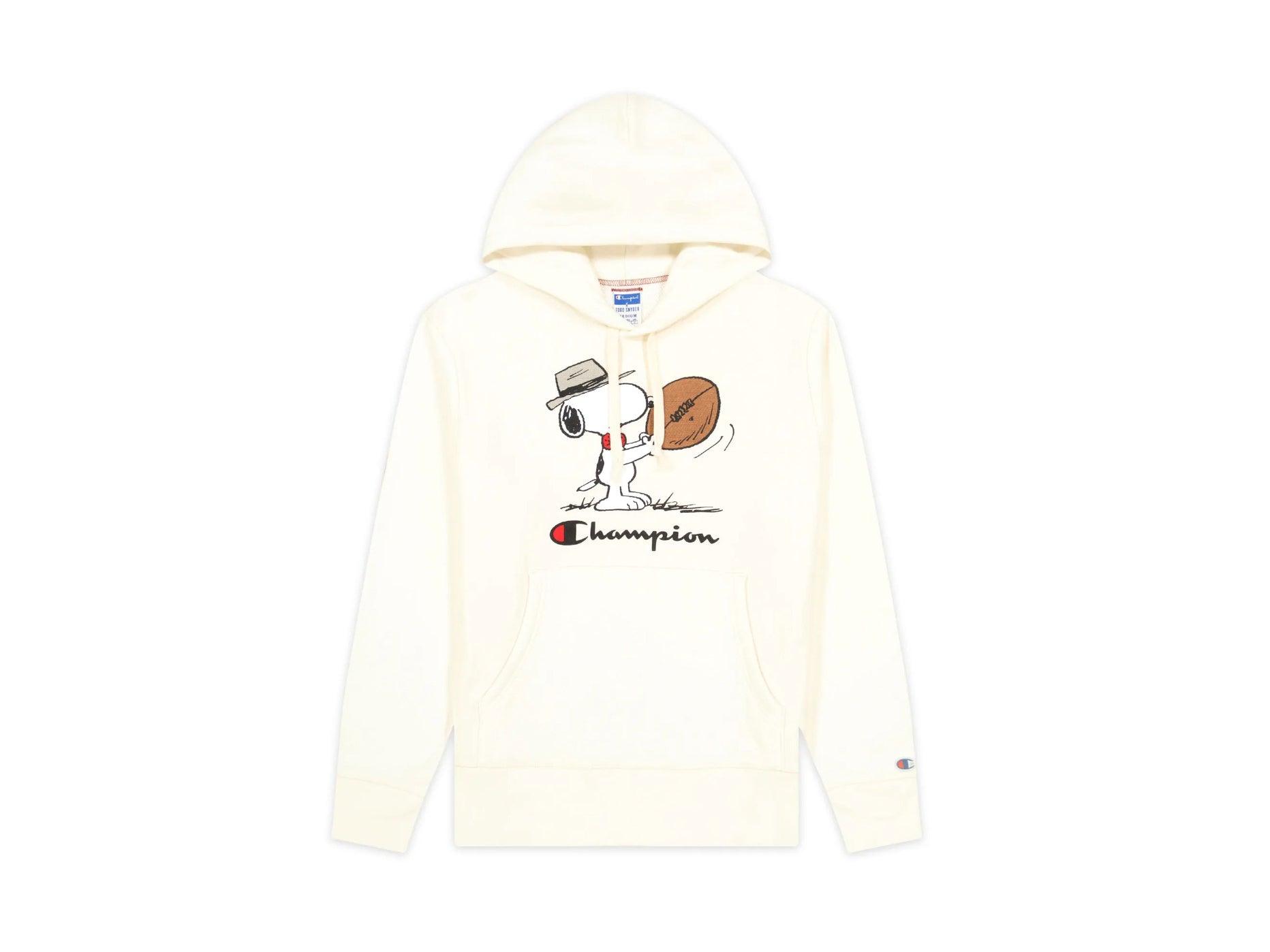 CHAMPION By Todd Snyder Felpa Unisex Snoopy Peanuts Beige Albaster 217799 - Sandrini Calzature e Abbigliamento