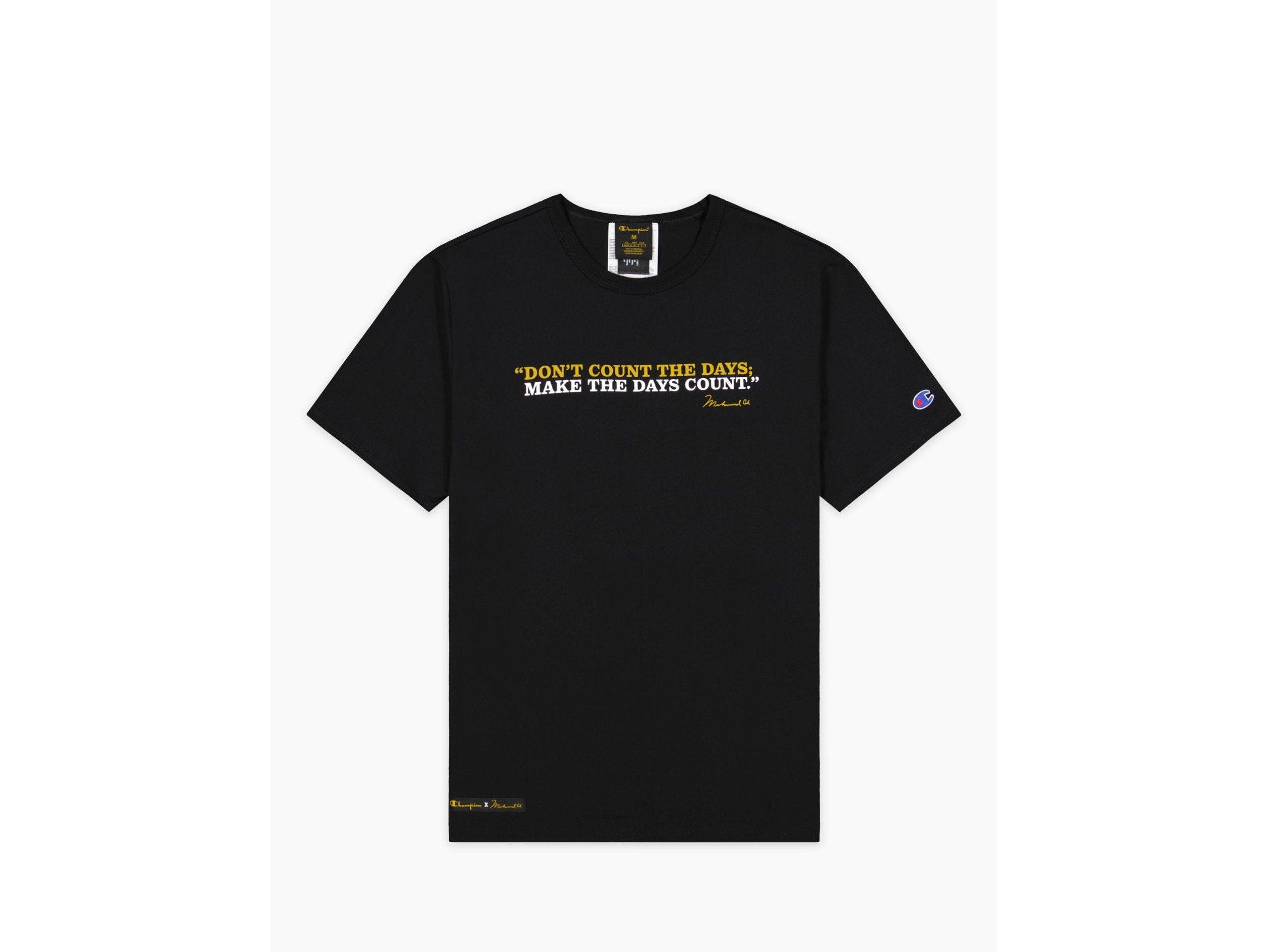 CHAMPION Cassius Clay Muhammad Ali Limited T-Shirt Nero 217612 - Sandrini Calzature e Abbigliamento