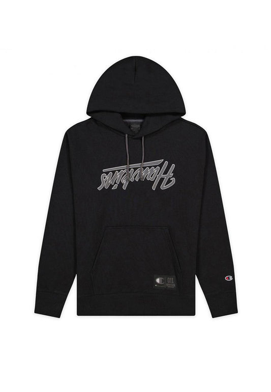 CHAMPION x STRANGER THINGS Felpa Cappuccio Unisex Hawkins Nero 217751 - Sandrini Calzature e Abbigliamento