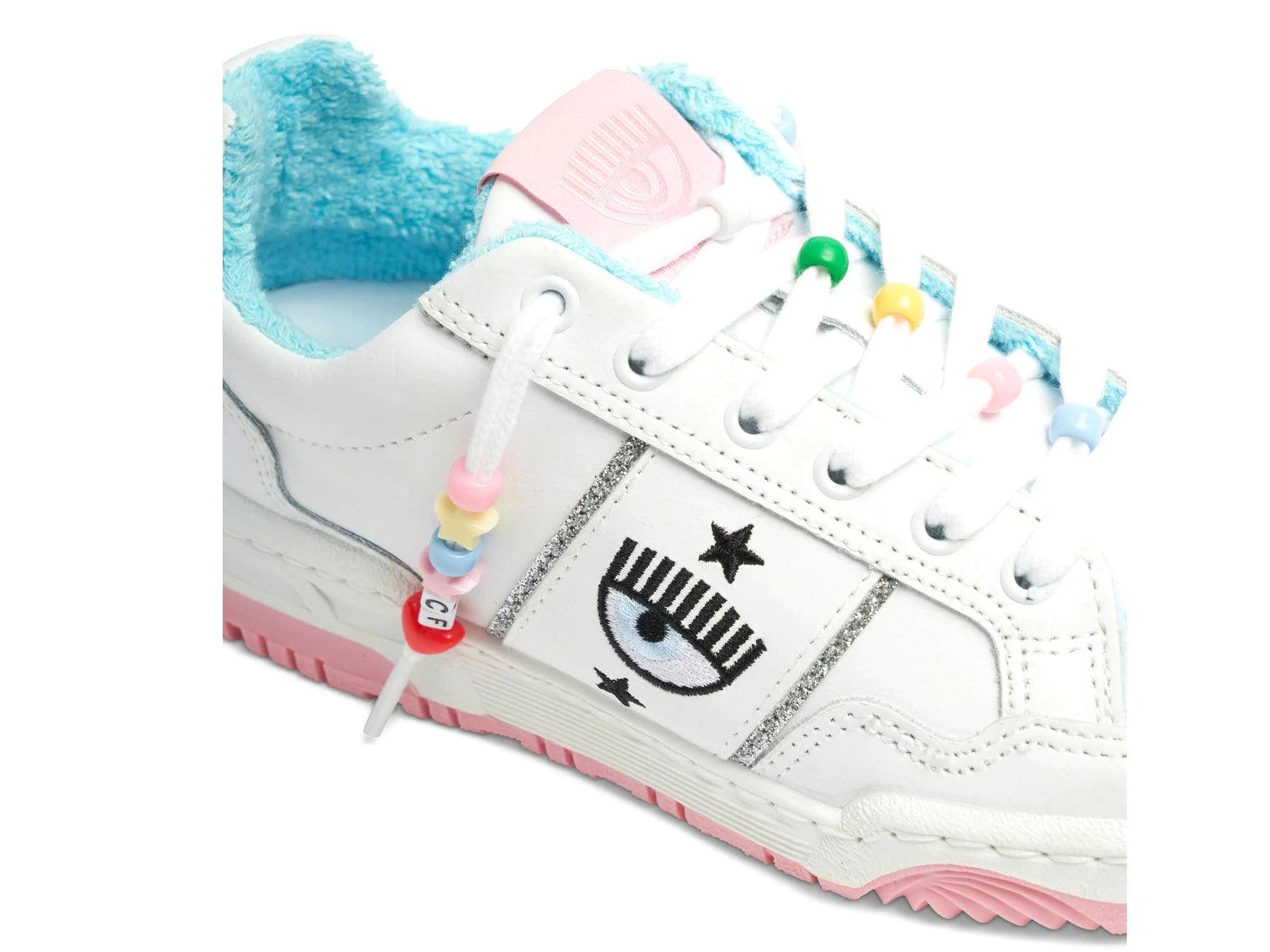 CHIARA FERRAGNI CF-1 Sneaker Donna Logo Eyelike White CF2905-009 - Sandrini Calzature e Abbigliamento