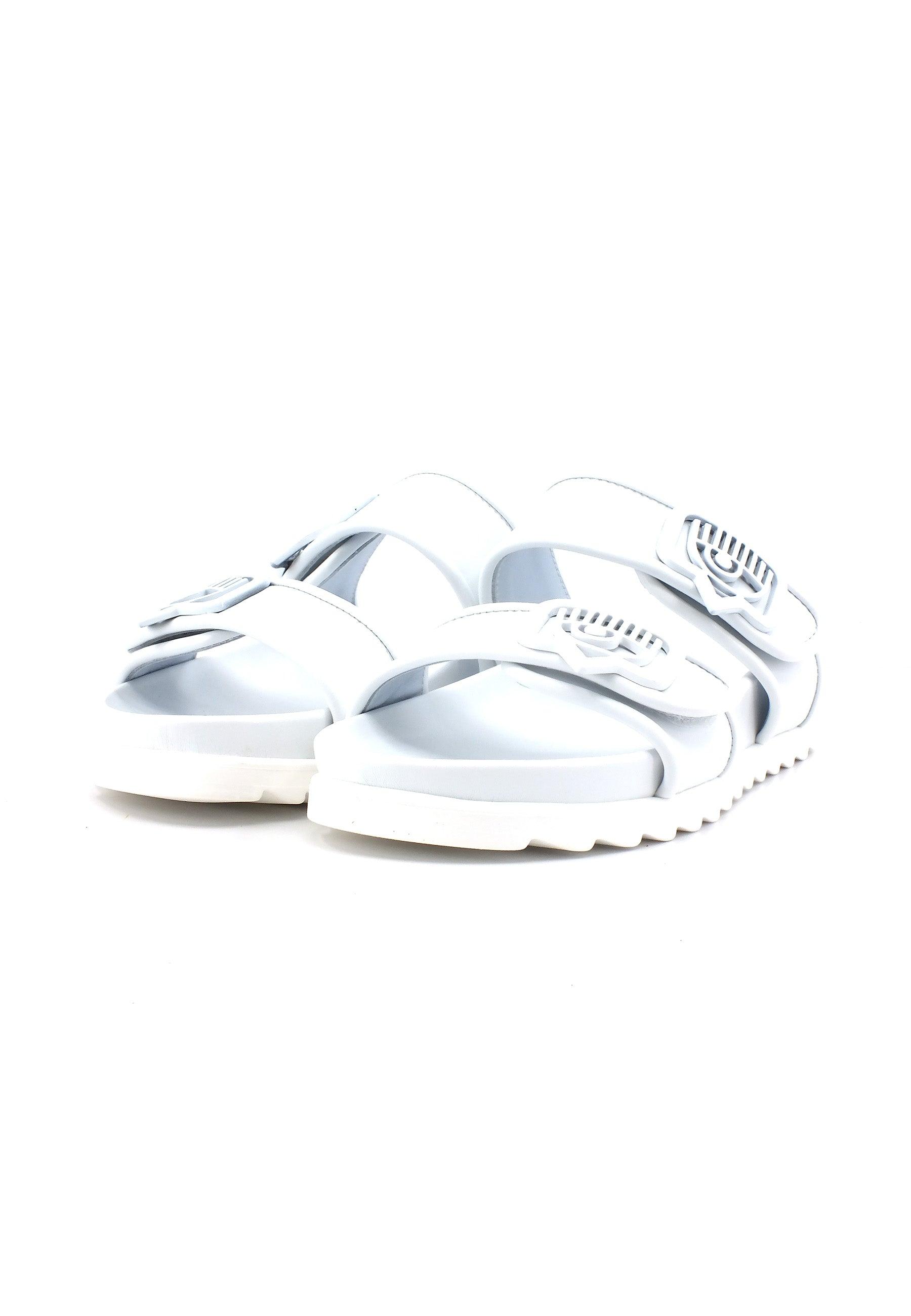 CHIARA FERRAGNI Ciabatta Donna White CF2946-009 - Sandrini Calzature e Abbigliamento