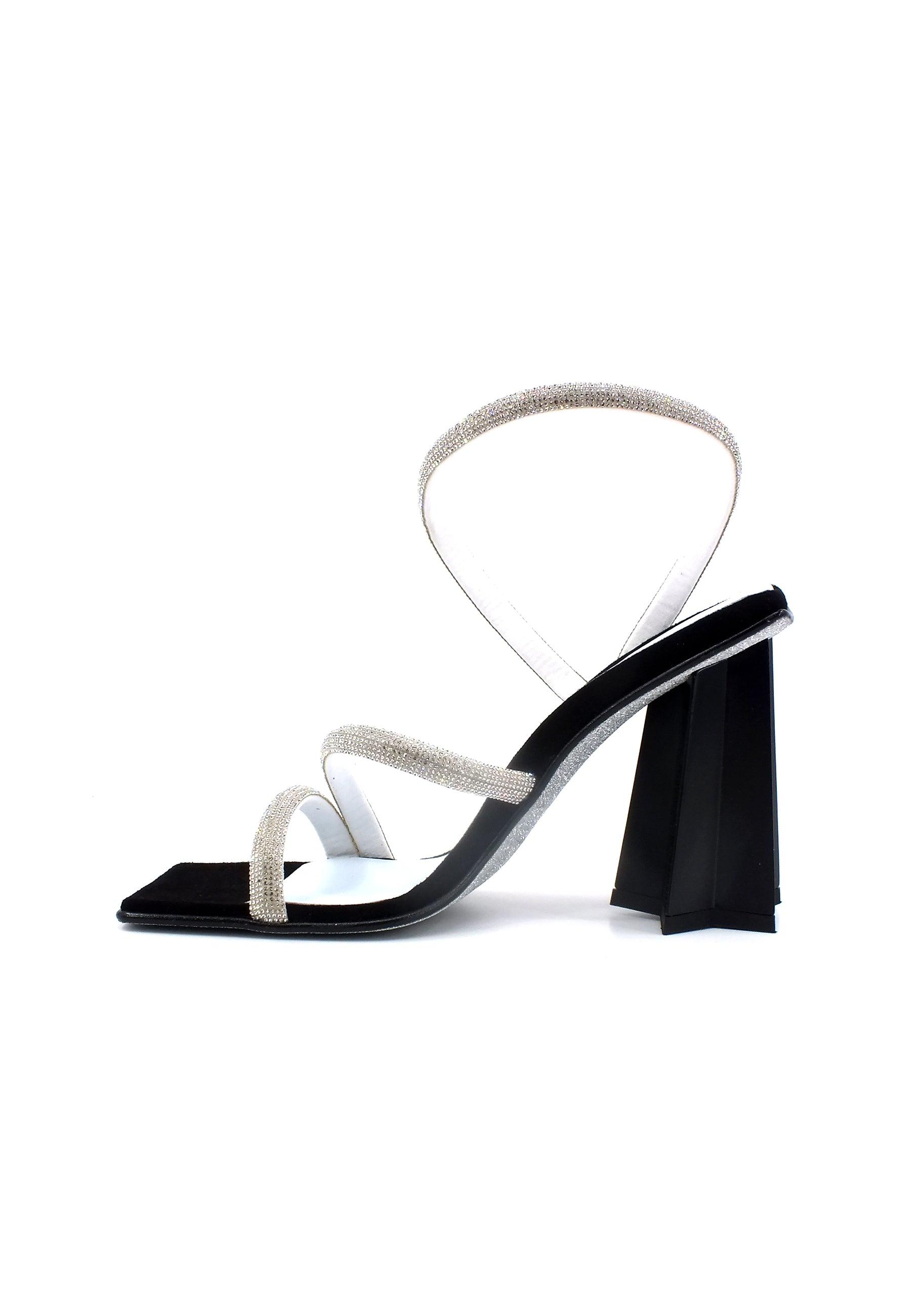 CHIARA FERRAGNI Sandalo Strass Donna Nero CF3136-001 - Sandrini Calzature e Abbigliamento