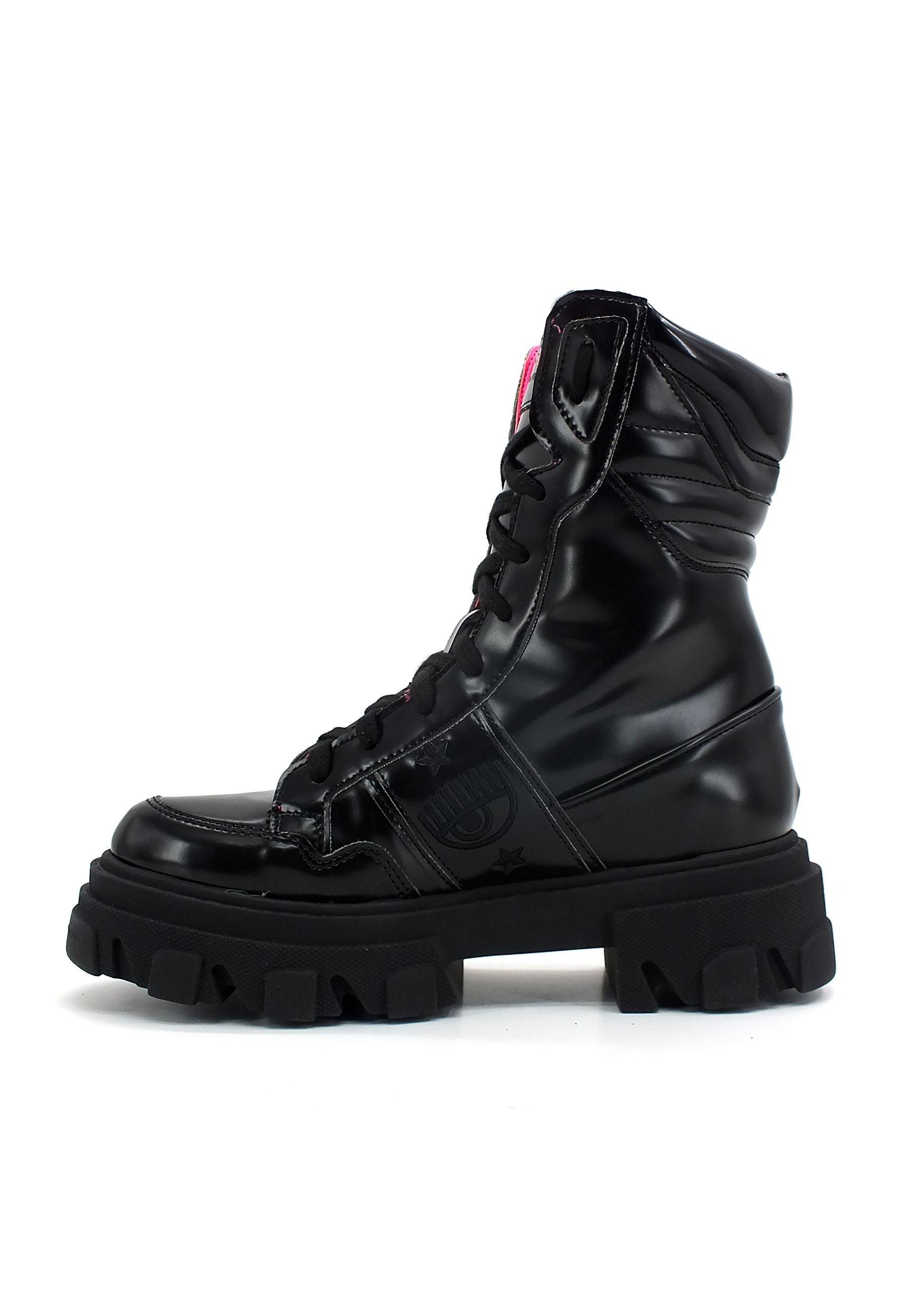CHIARA FERRAGNI Vegan Boot Stivaletto Donna Black CF3039-001 - Sandrini Calzature e Abbigliamento