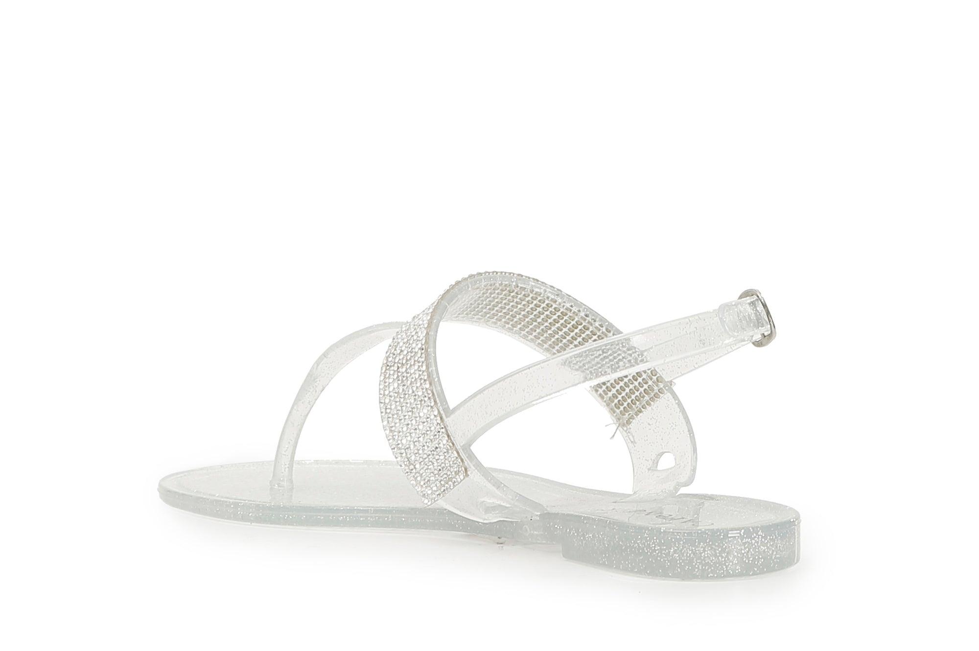 CIABATTE IN PVC TRASPARENTE CON STRASS - Sandrini Calzature e Abbigliamento