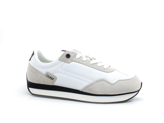 COLMAR Dexter Pro Bold Sneaker Suede White DEXTERPROBOLD094 - Sandrini Calzature e Abbigliamento