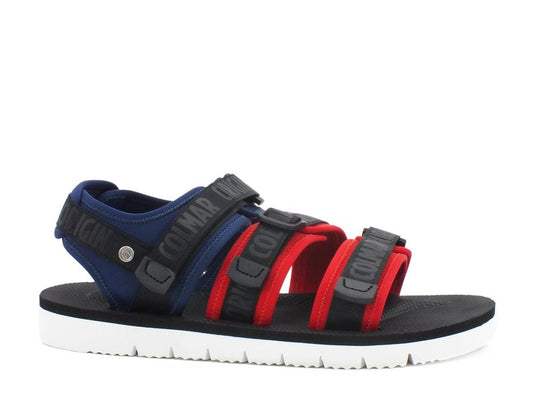 COLMAR Kael Sandalo Dark Blue Red Black KAELCOLORS502 - Sandrini Calzature e Abbigliamento