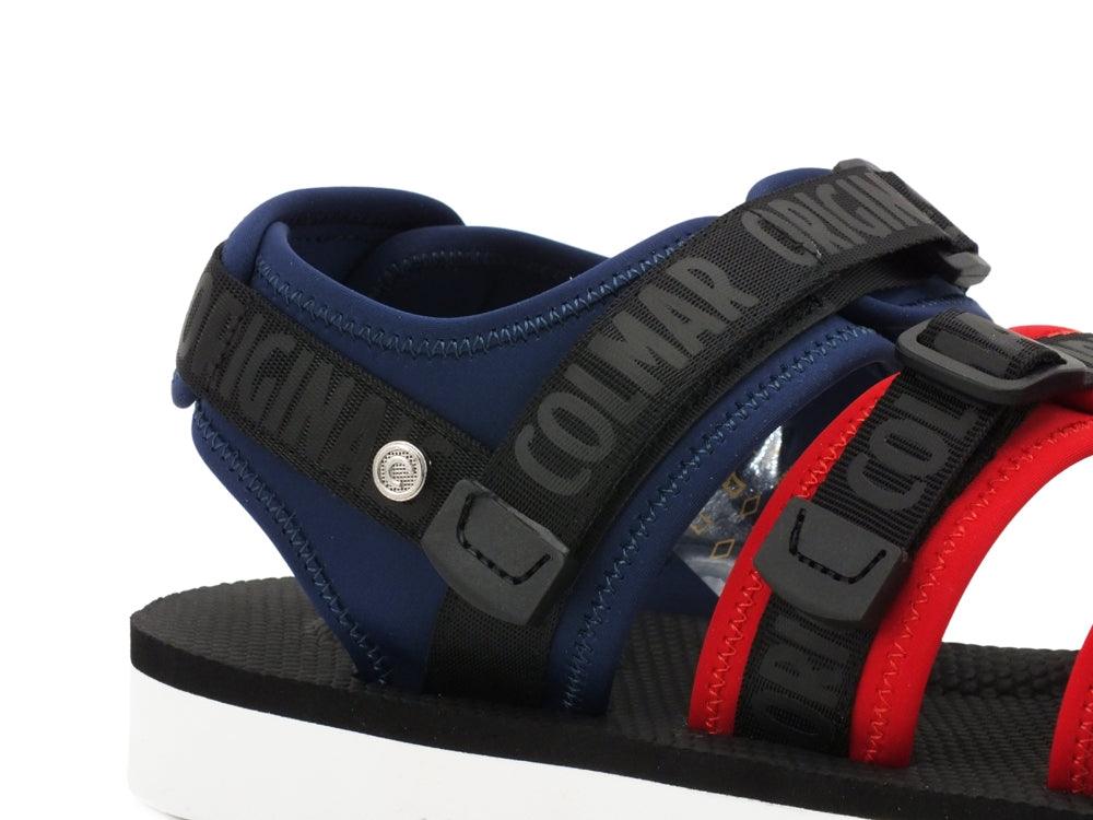 COLMAR Kael Sandalo Dark Blue Red Black KAELCOLORS502 - Sandrini Calzature e Abbigliamento