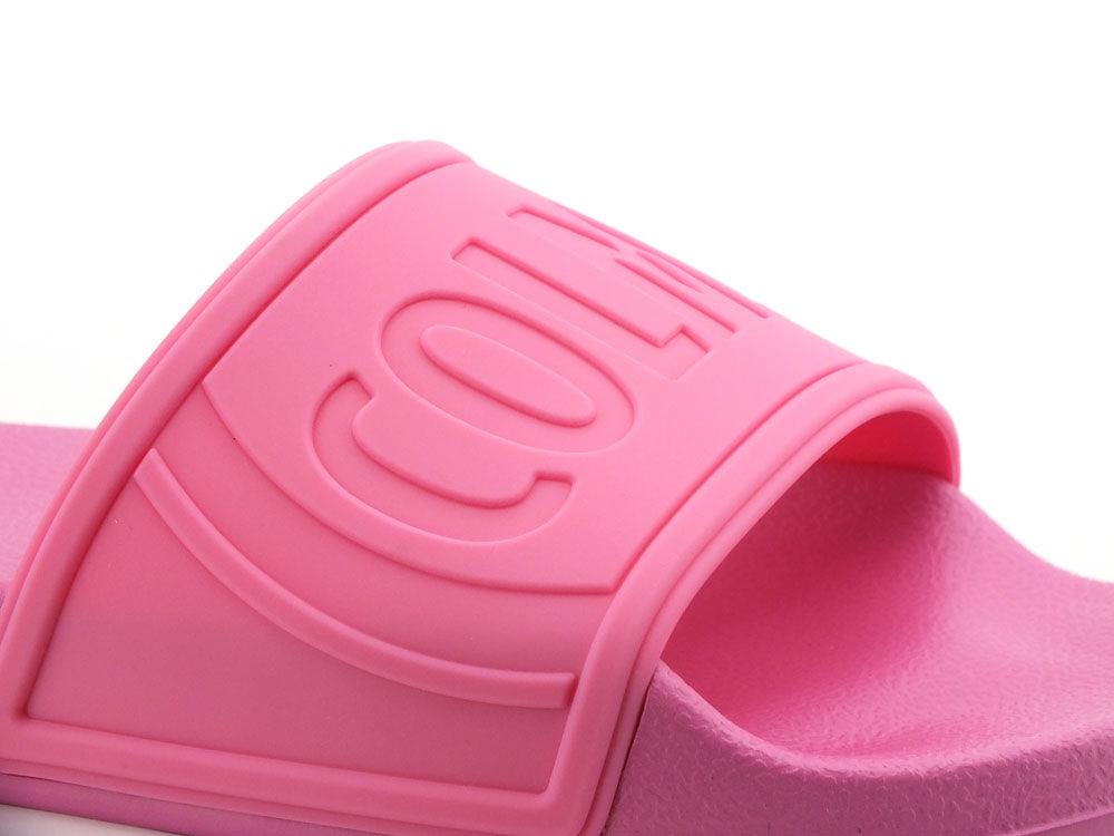 COLMAR Slipper Logo Ciabatta Gomma Pink Rosa SLIPPERLOGO143 - Sandrini Calzature e Abbigliamento