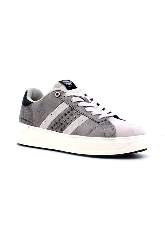 COLMAR Sneaker Borchie Donna Dark Silver CLAYTON-MINDY - Sandrini Calzature e Abbigliamento