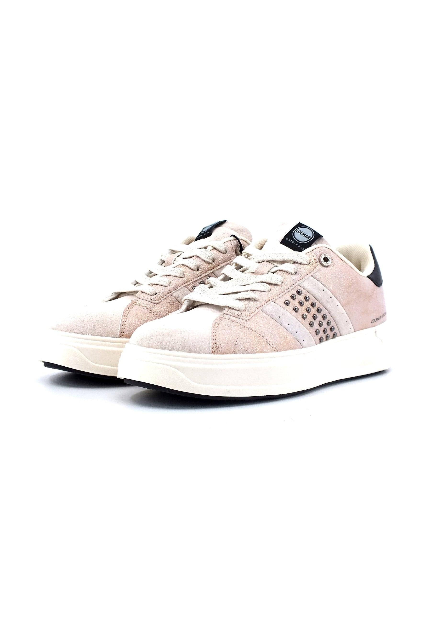 COLMAR Sneaker Borchie Sneaker Donna Light Pink CLAYTON-MINDY - Sandrini Calzature e Abbigliamento