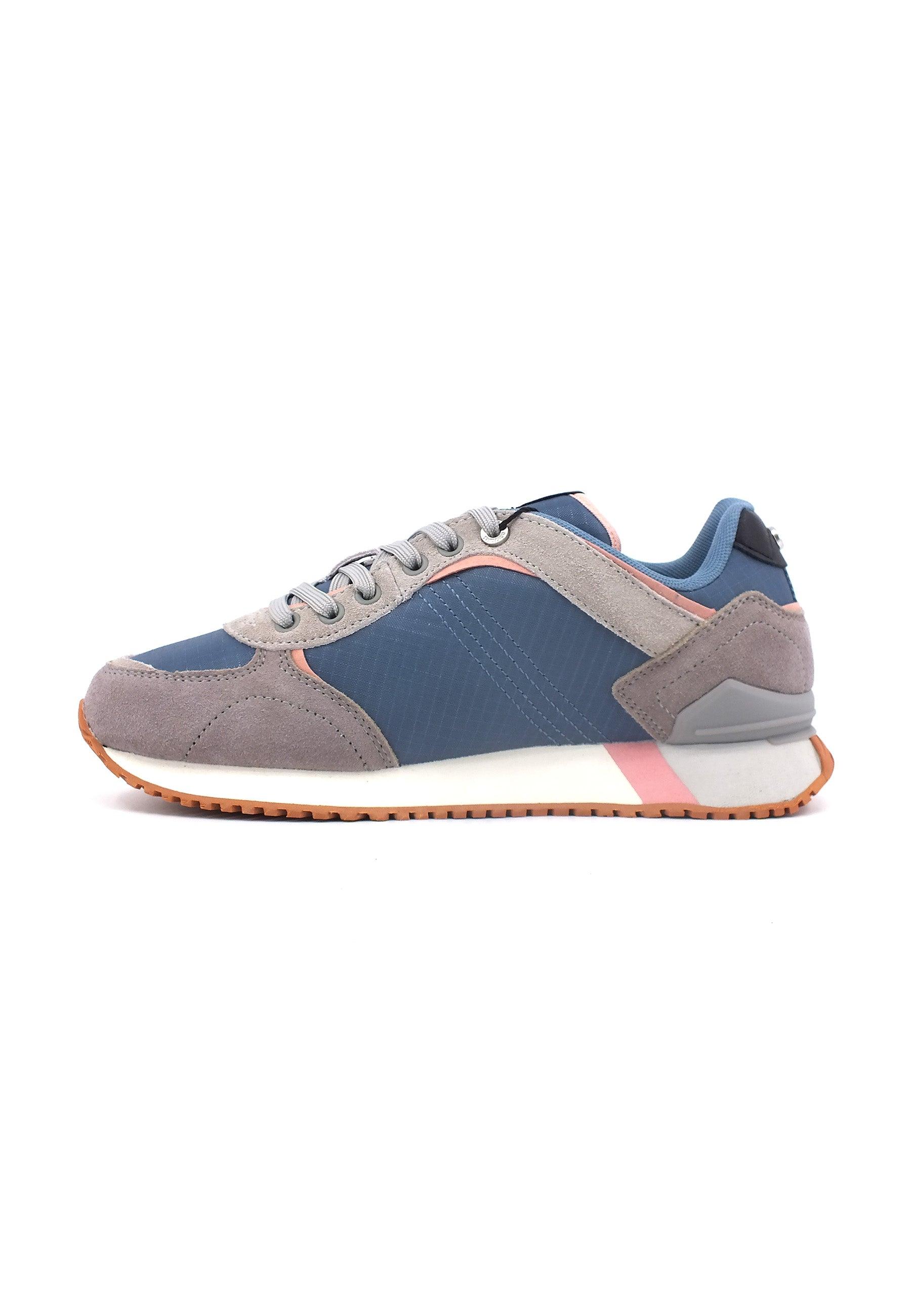 COLMAR Sneaker Donna Steel Blue Grey Pink TRAVIS-PLUS-SHADES - Sandrini Calzature e Abbigliamento