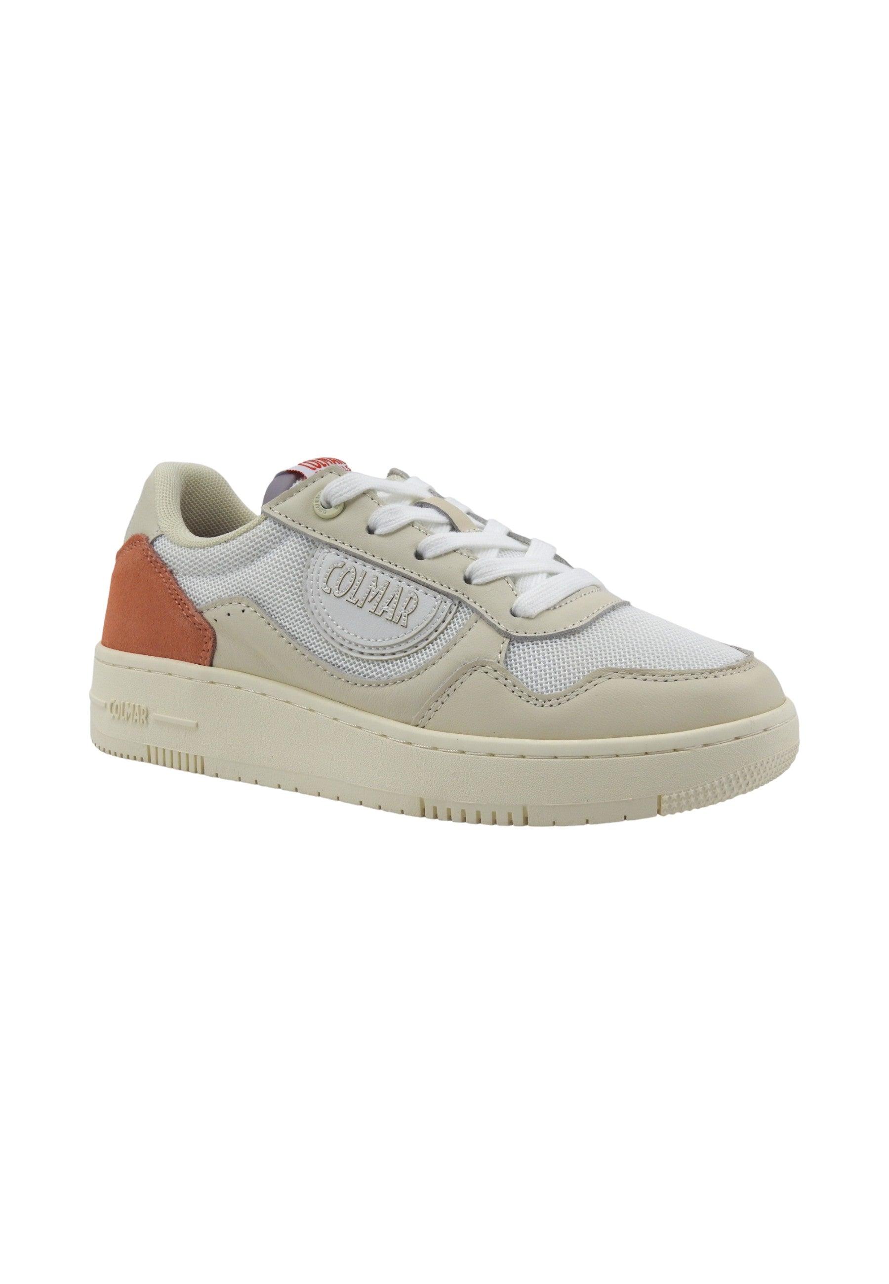 COLMAR Sneaker Donna White Salmon AUSTIN FUSE - Sandrini Calzature e Abbigliamento