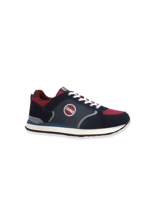 COLMAR Sneaker Running Uomo Navy Bordeaux Steel Blue TRAVIS BLOCK - Sandrini Calzature e Abbigliamento